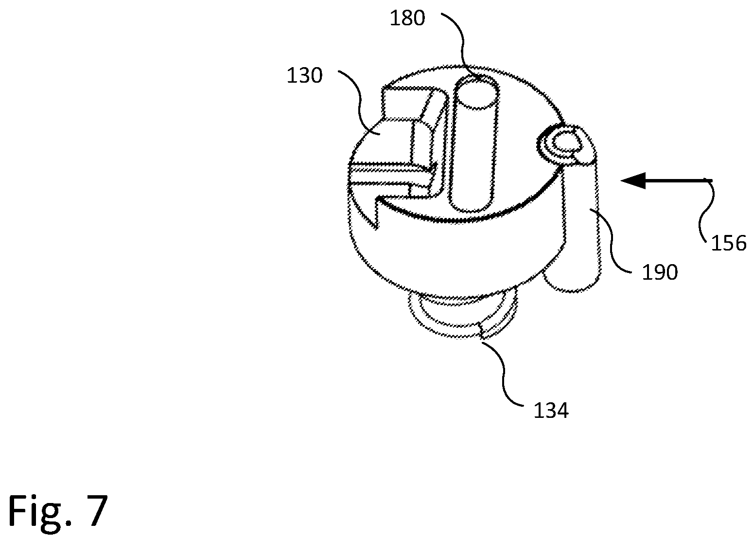 Patent US12332019 Figure 7 – Adjustable target sight