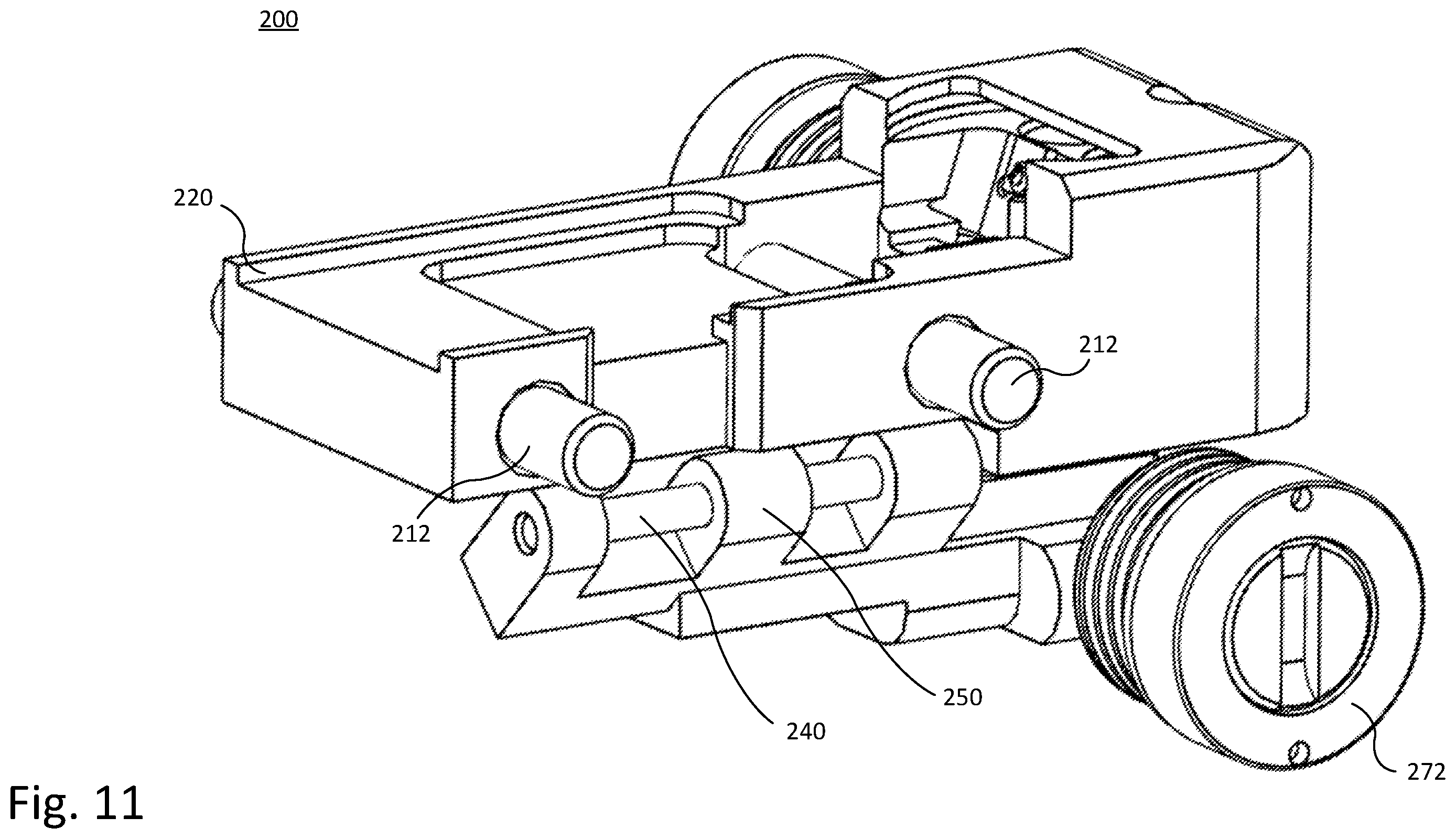 Patent US12332019 Figure 11 – Adjustable target sight