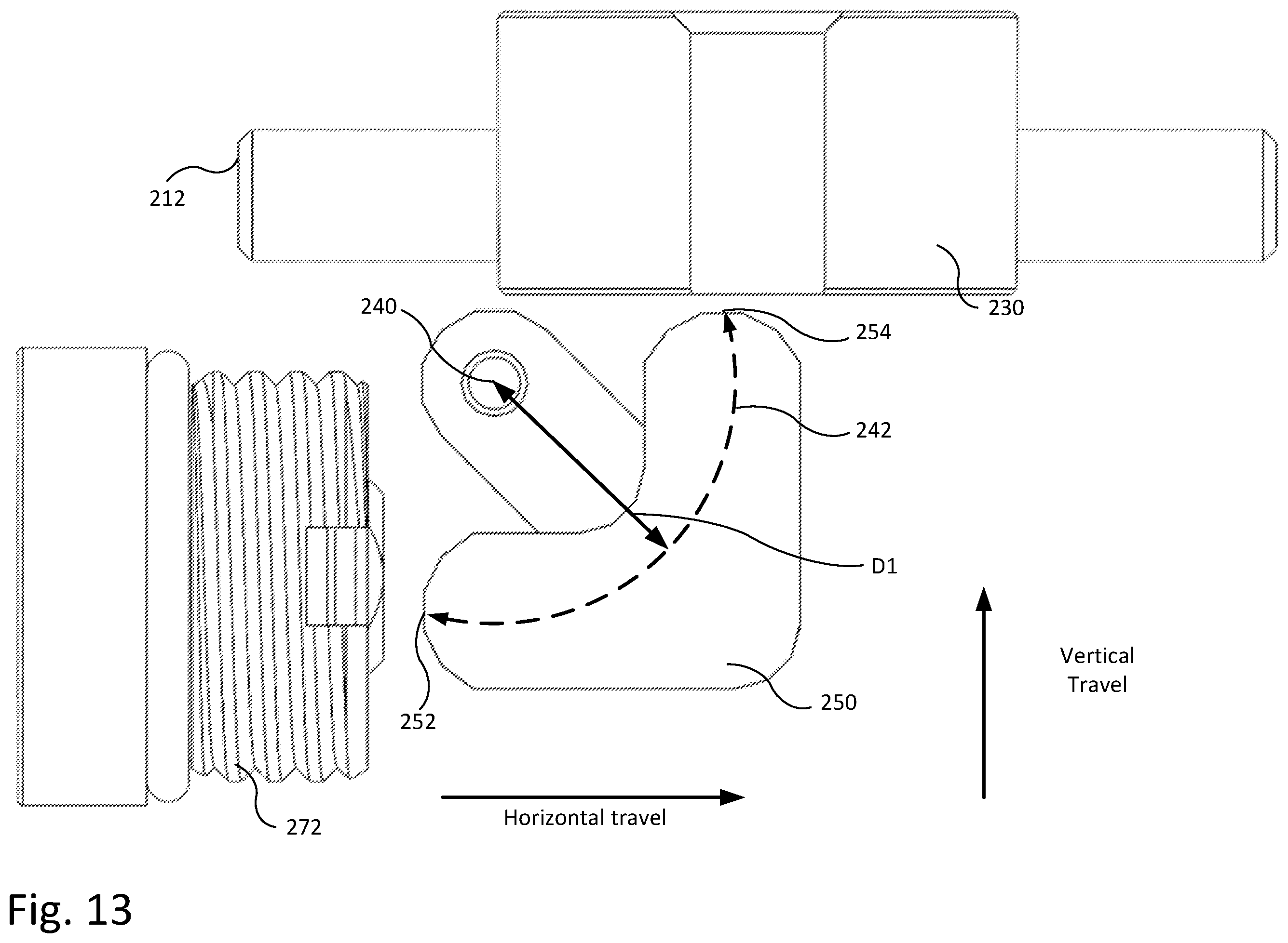Patent US12332019 Figure 13 – Adjustable target sight