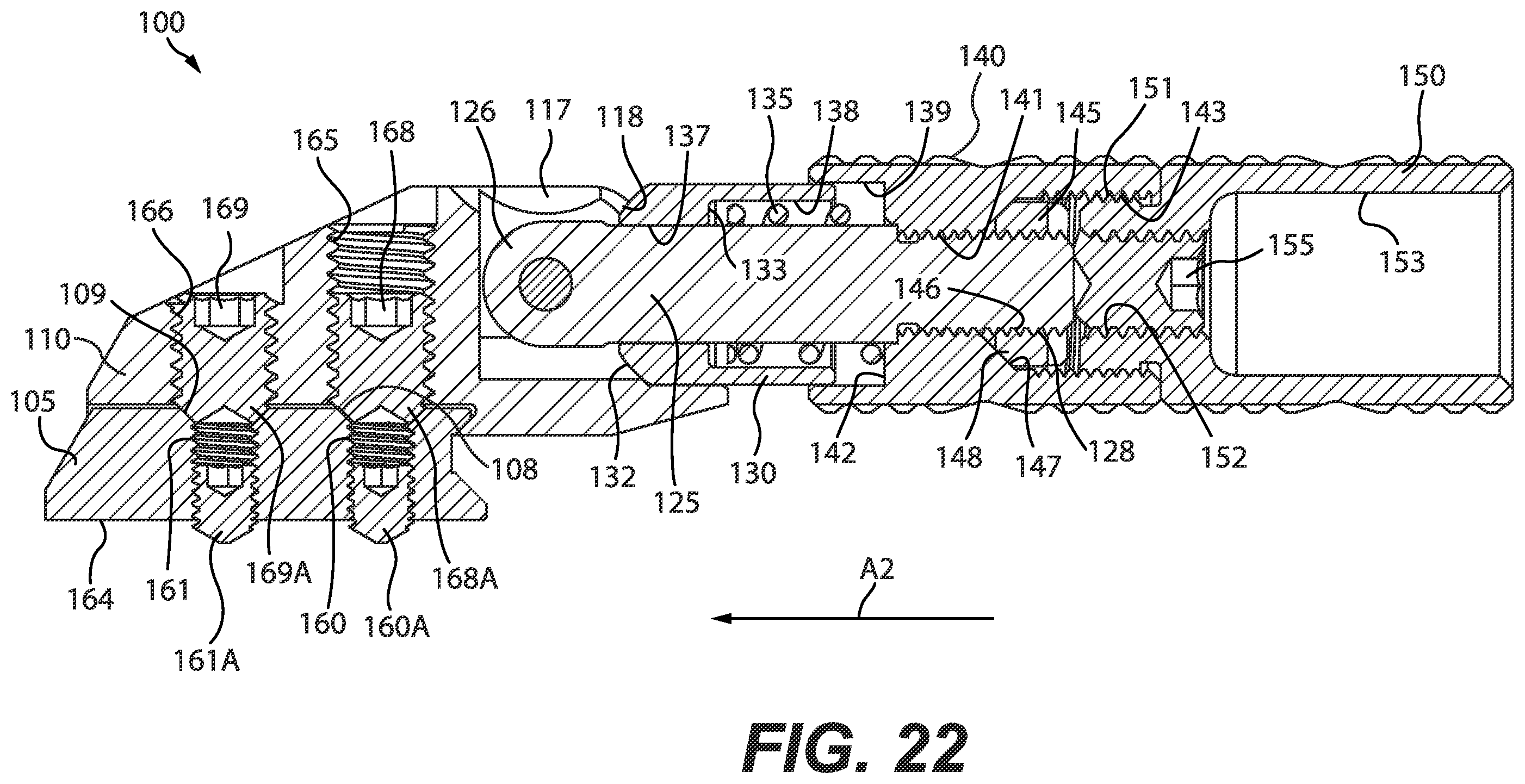 Patent US12332020 Figure 12 – Throw lever for a magnification ring of an optical sight