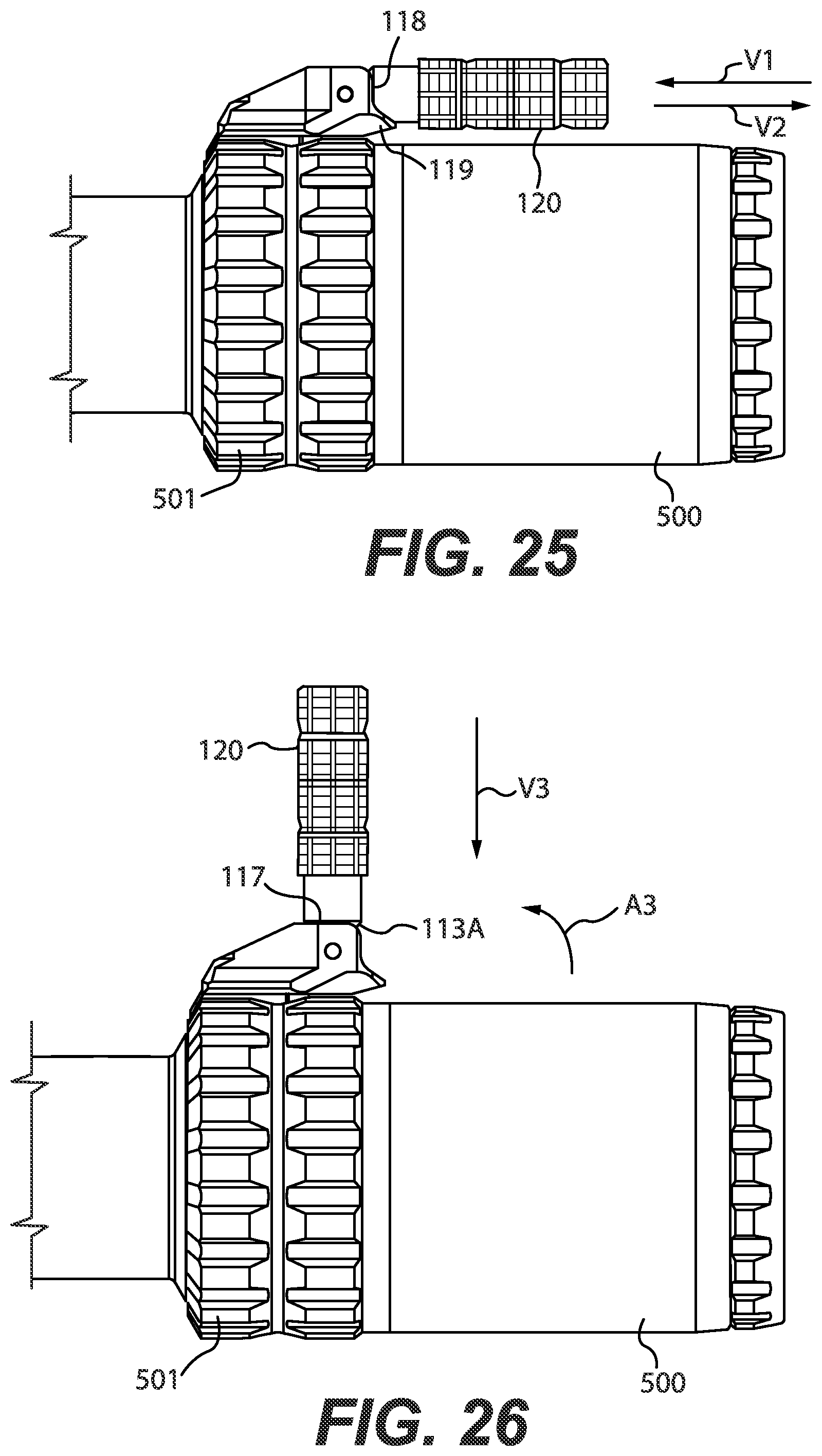 Patent US12332020 Figure 14 – Throw lever for a magnification ring of an optical sight