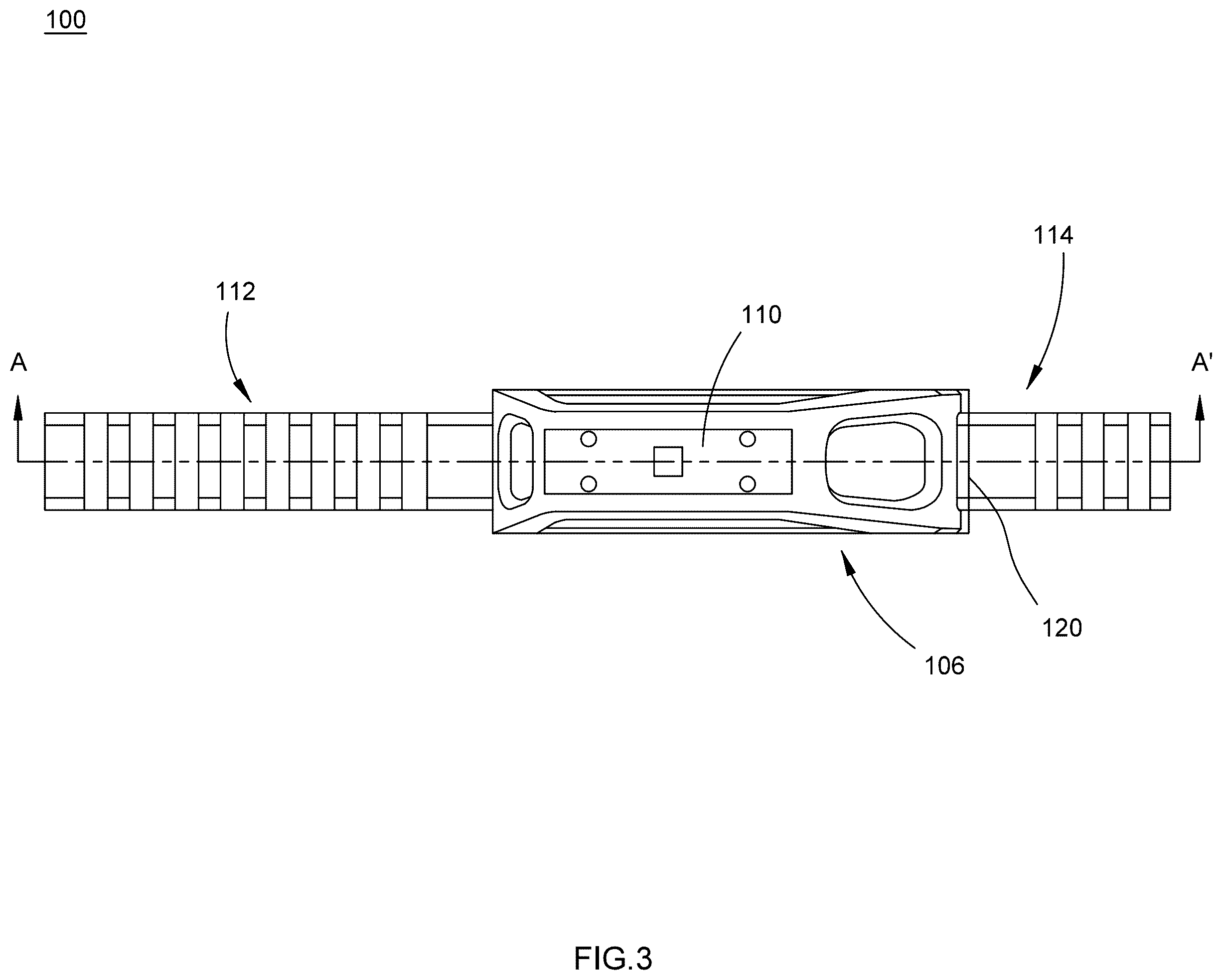Patent US12332022 Figure 3 – Optics mount and riser system for a firearm