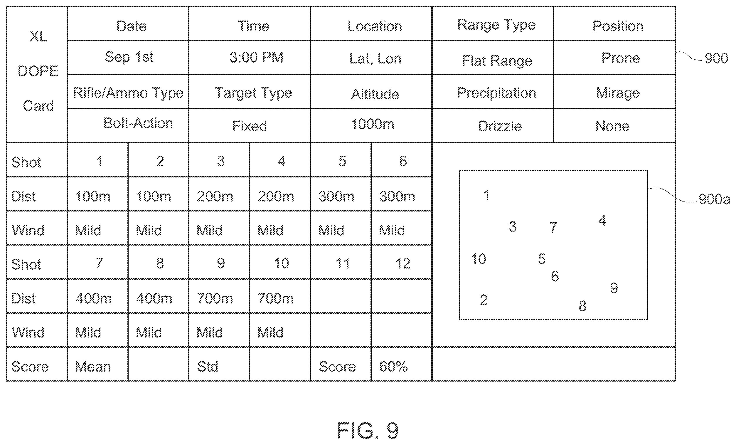 Patent US12332024 Figure 10 – Method and computer program product for displaying virtual shooting targets on interchangeable rifle scope devices