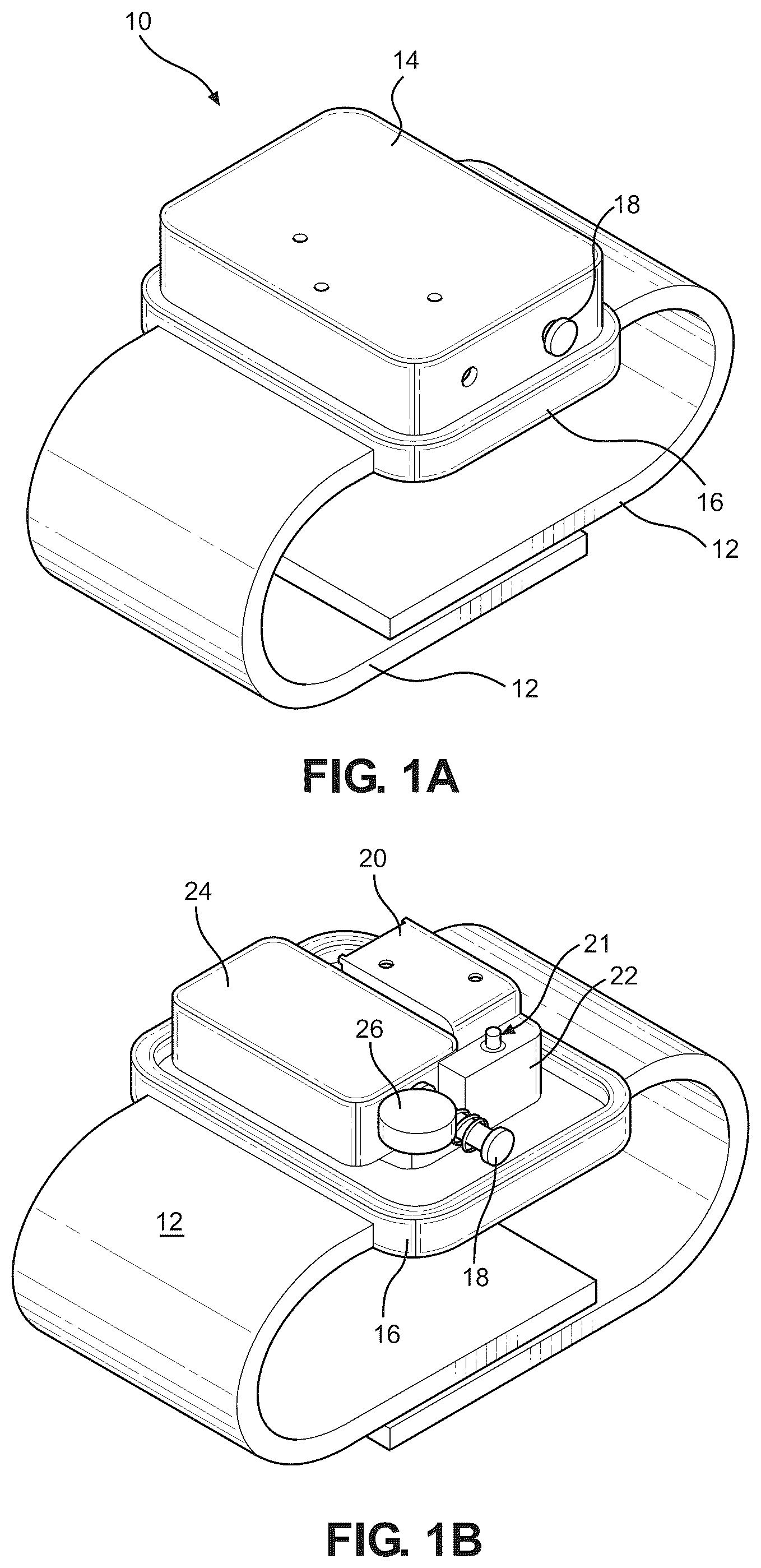 Patent US12332029 — Wearable personal defense device — Figure 1