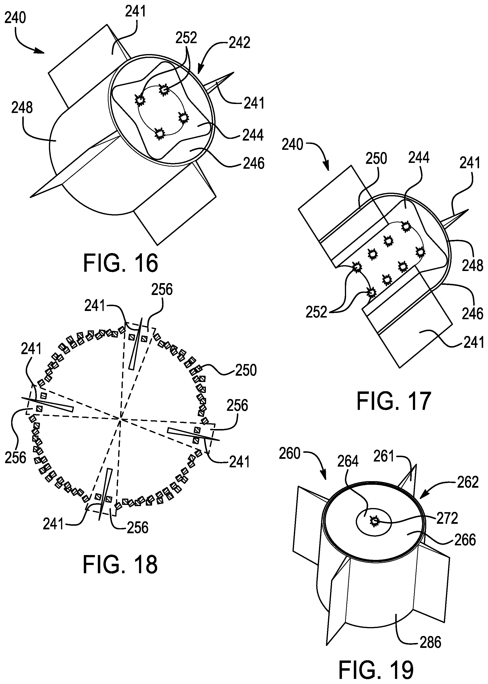Patent US12332033 Figure 4 – Munition with directional projection explosive