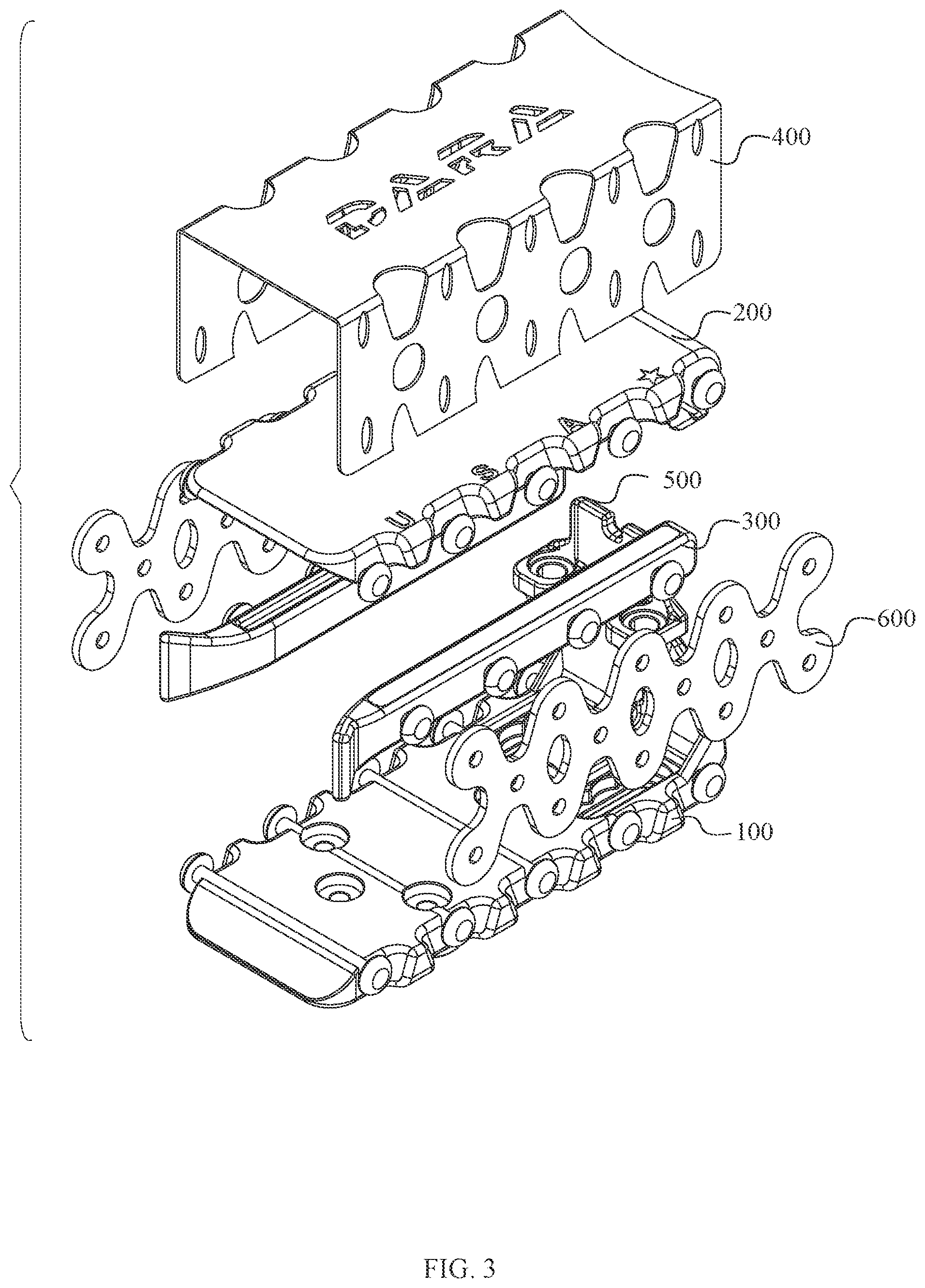 Patent US12332036 Figure 3 – Automatic retention firearm magazine carrier