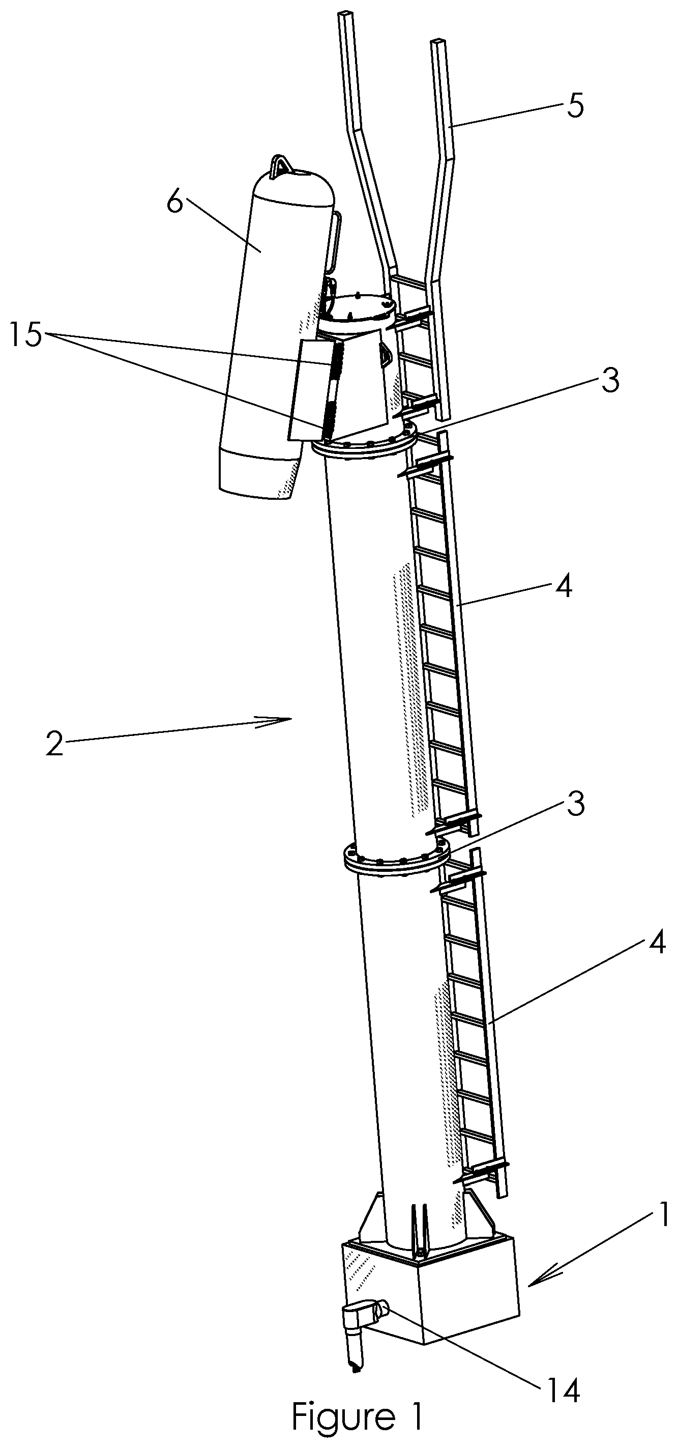 Patent US12332039 Figure 1 – Avalanche triggering apparatus