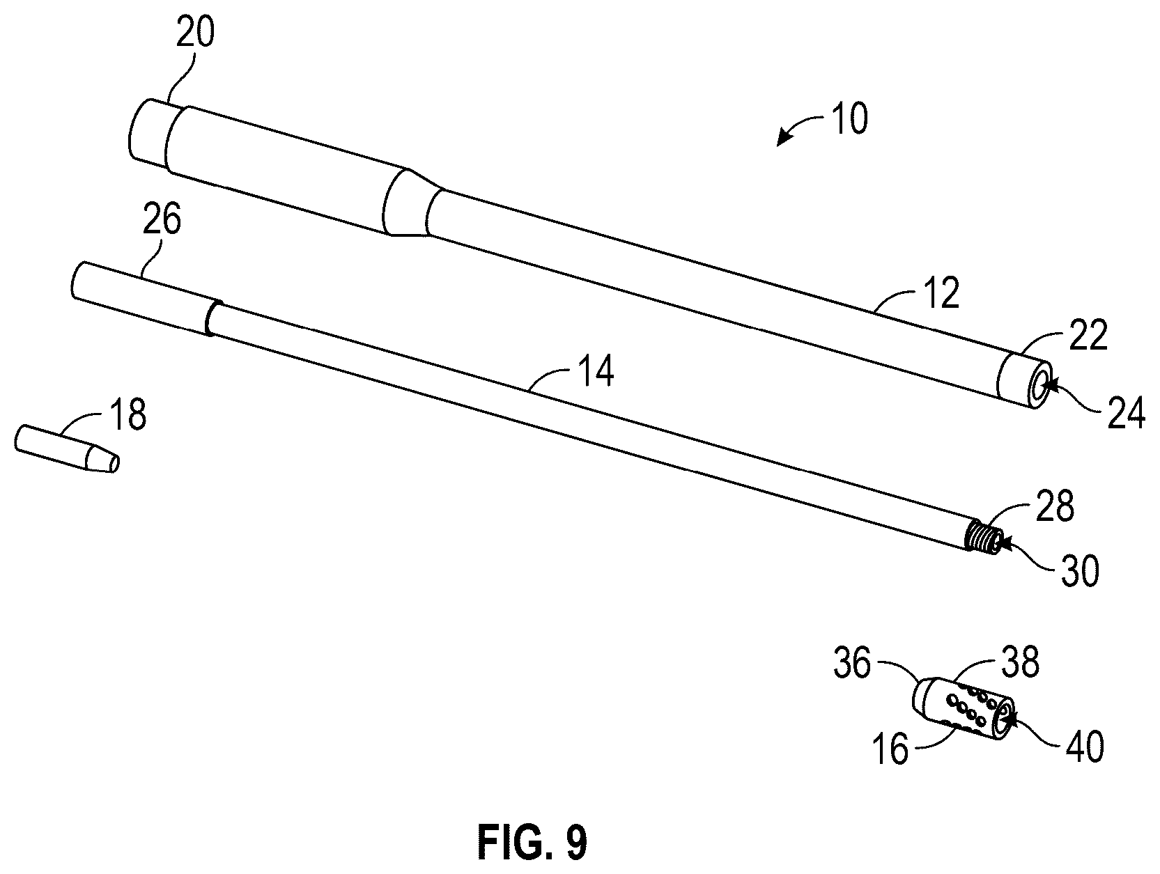 Patent US12332040 Figure 5 – Ordnance disarming device