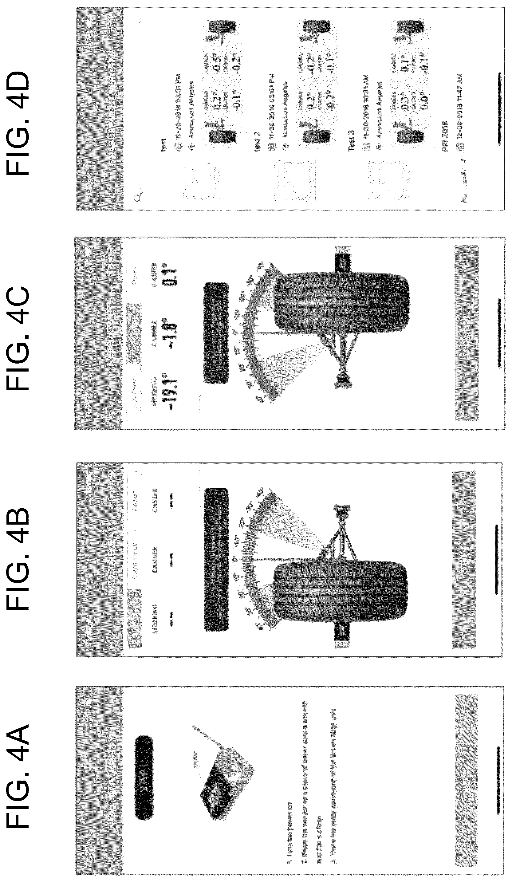 Patent US12332050 Figure 4 – Universal wheel-fixation frame for electronic alignment sensor