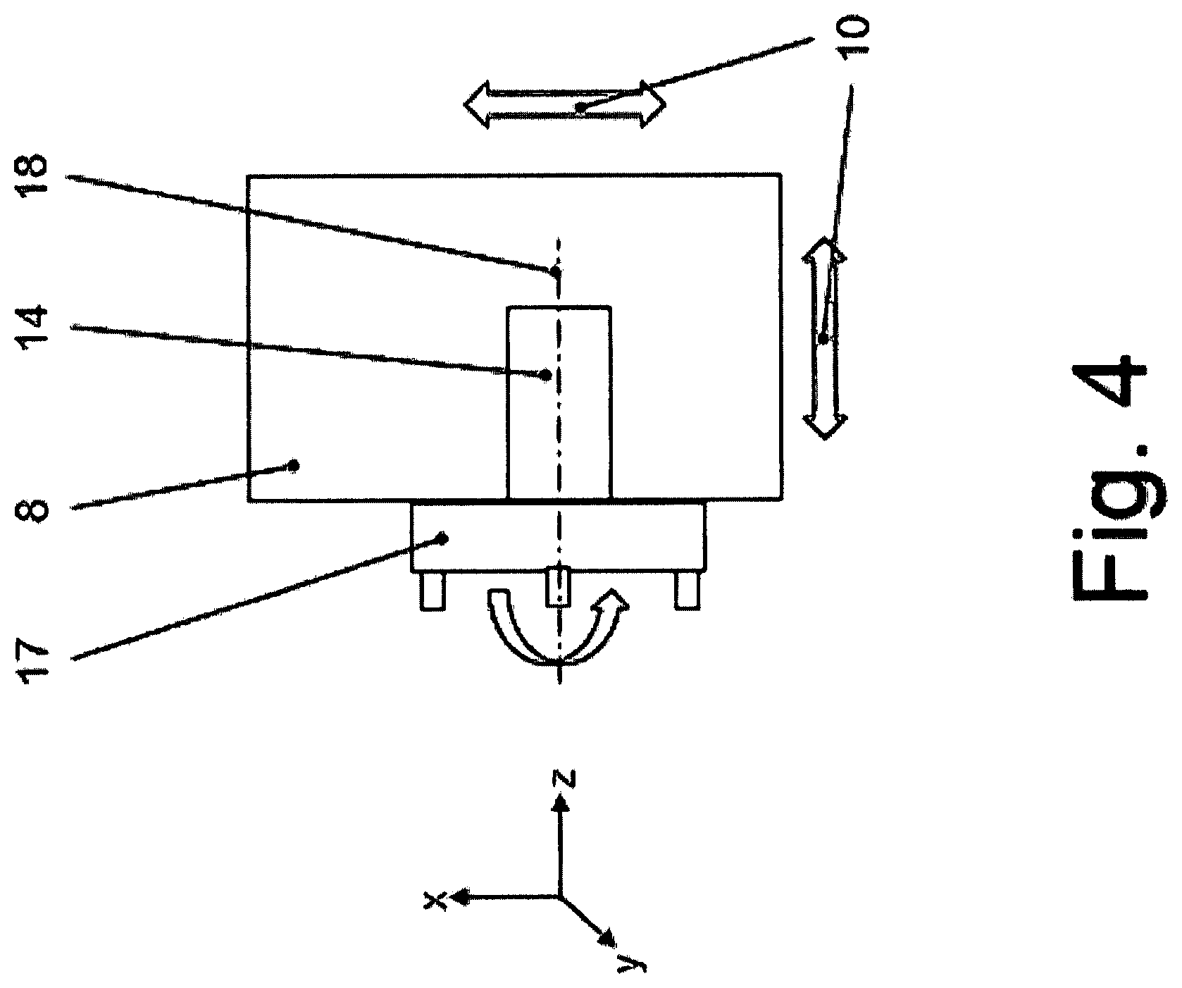 Patent US12332052 Figure 8 – Method and device for determining centers of a hollow shaft rotatably clamped as a workpiece in a machine tool