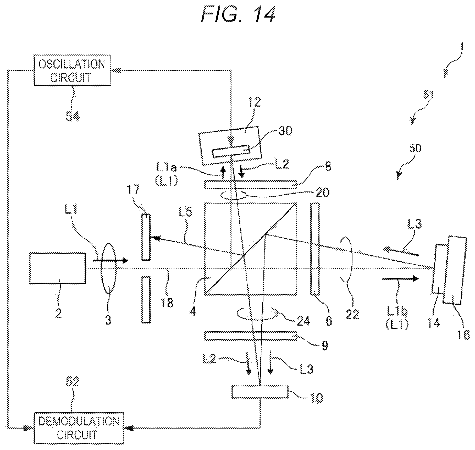 Patent US12332054 Figure 8 – Laser interferometer
