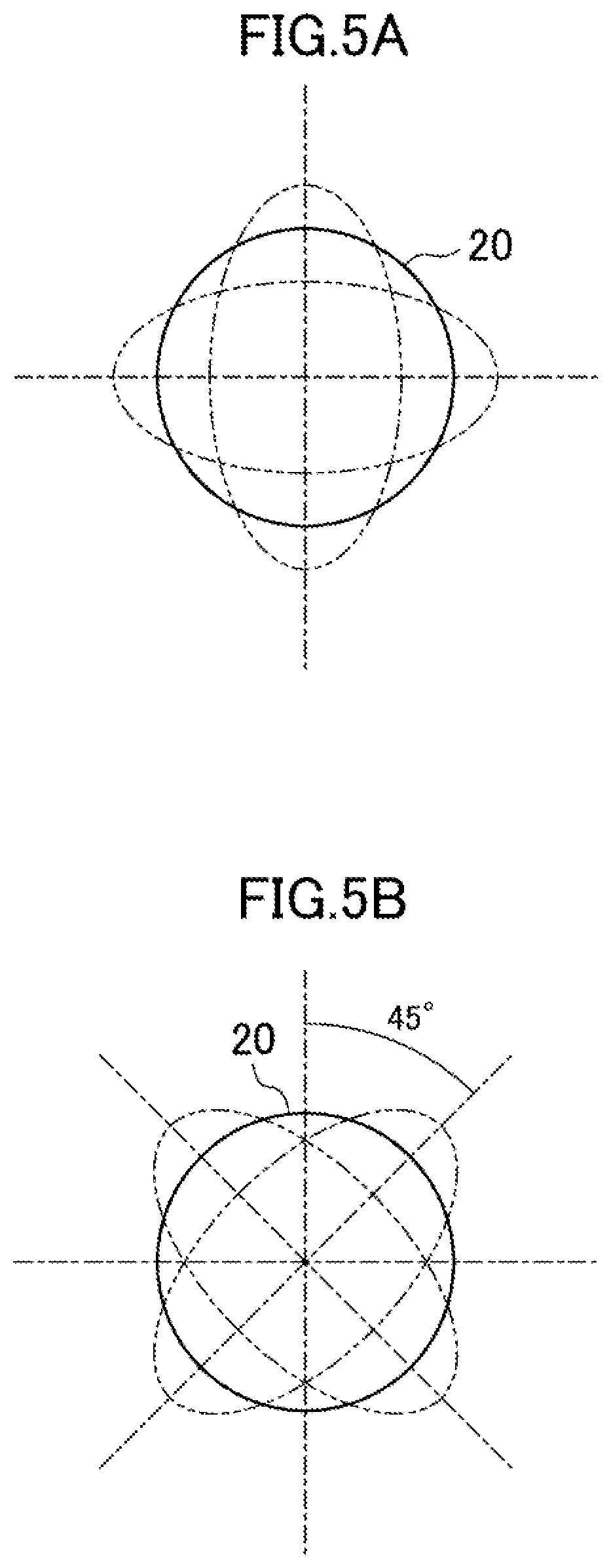 Patent US12332056 Figure 5 – Vibrating-type gyroscope element and angular velocity sensor including same