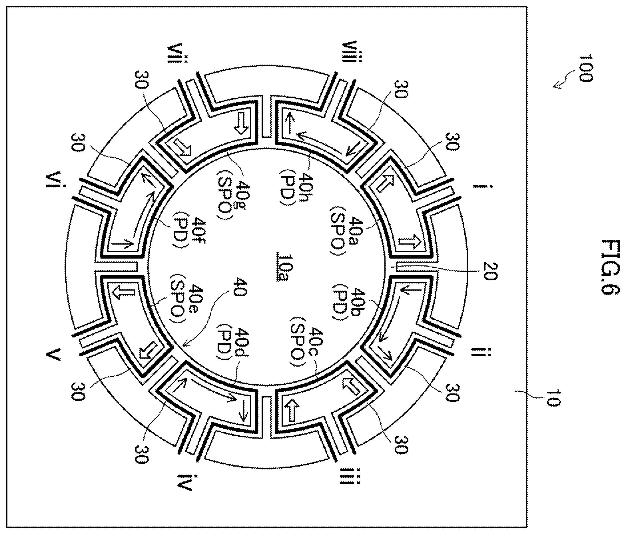 Patent US12332056 Figure 6 – Vibrating-type gyroscope element and angular velocity sensor including same