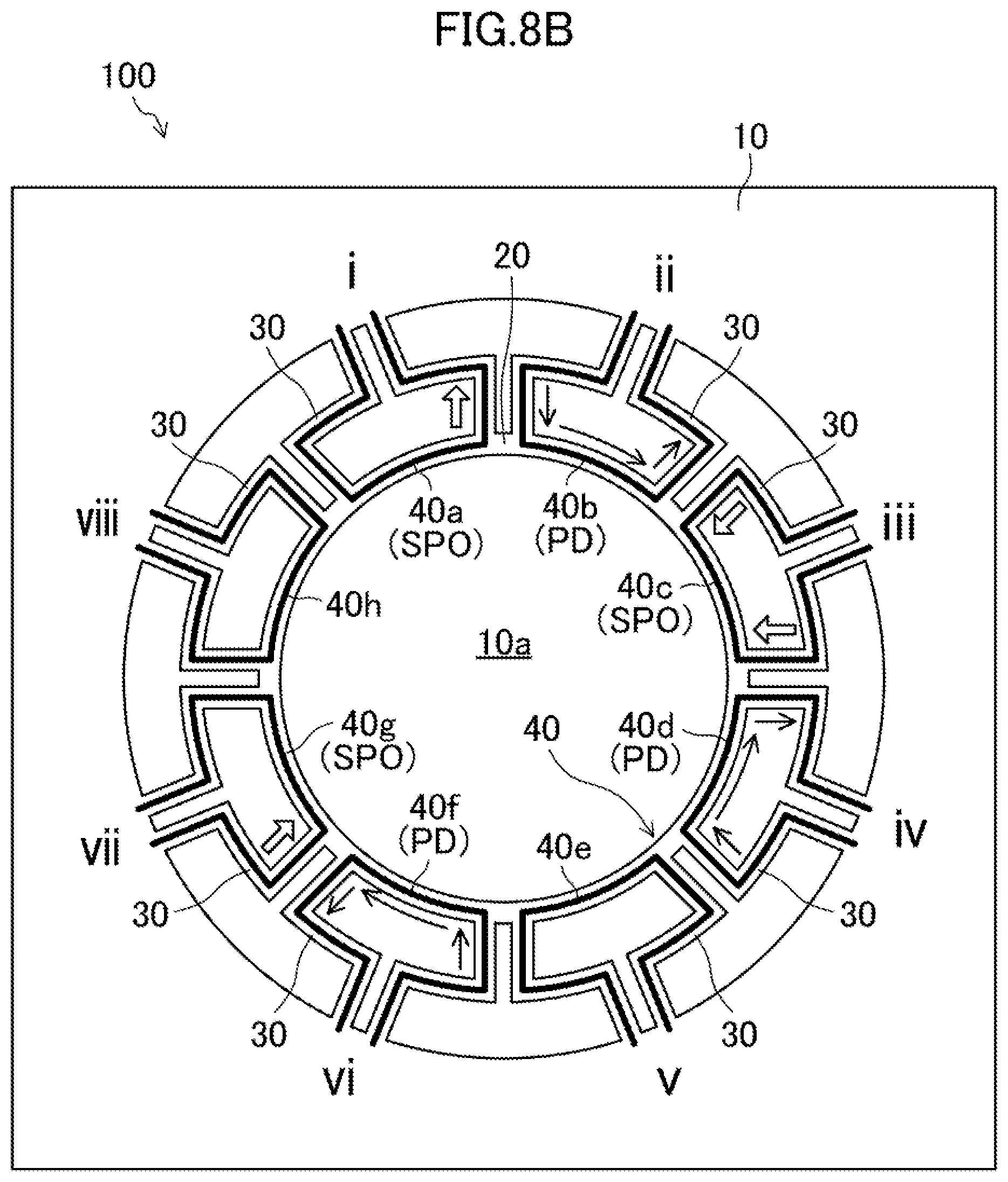 Patent US12332056 Figure 9 – Vibrating-type gyroscope element and angular velocity sensor including same