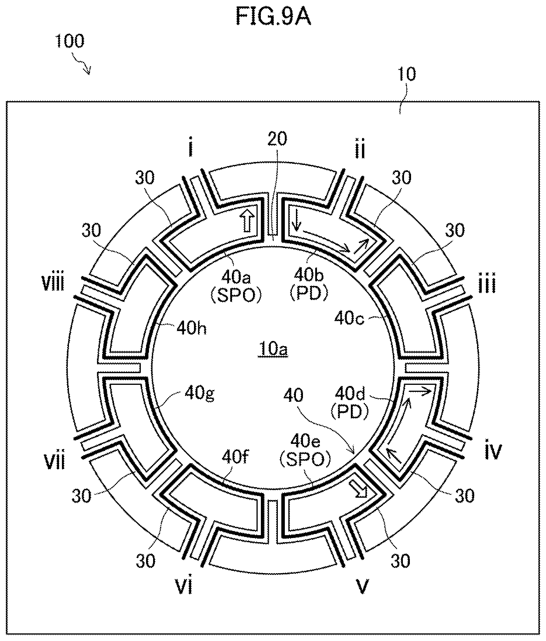 Patent US12332056 Figure 11 – Vibrating-type gyroscope element and angular velocity sensor including same