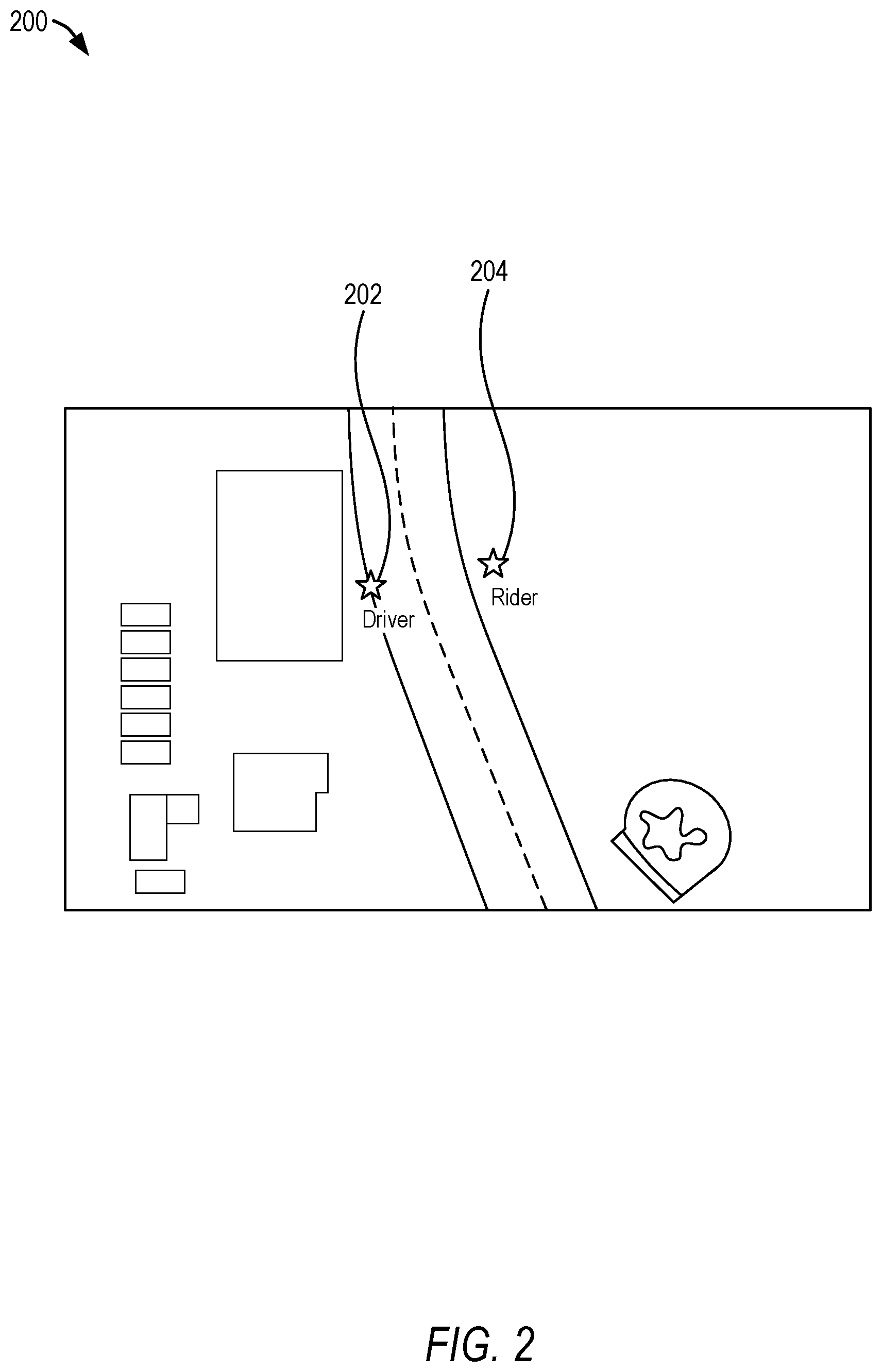 Patent US12332063 Figure 2 – Selecting routes based on ETA