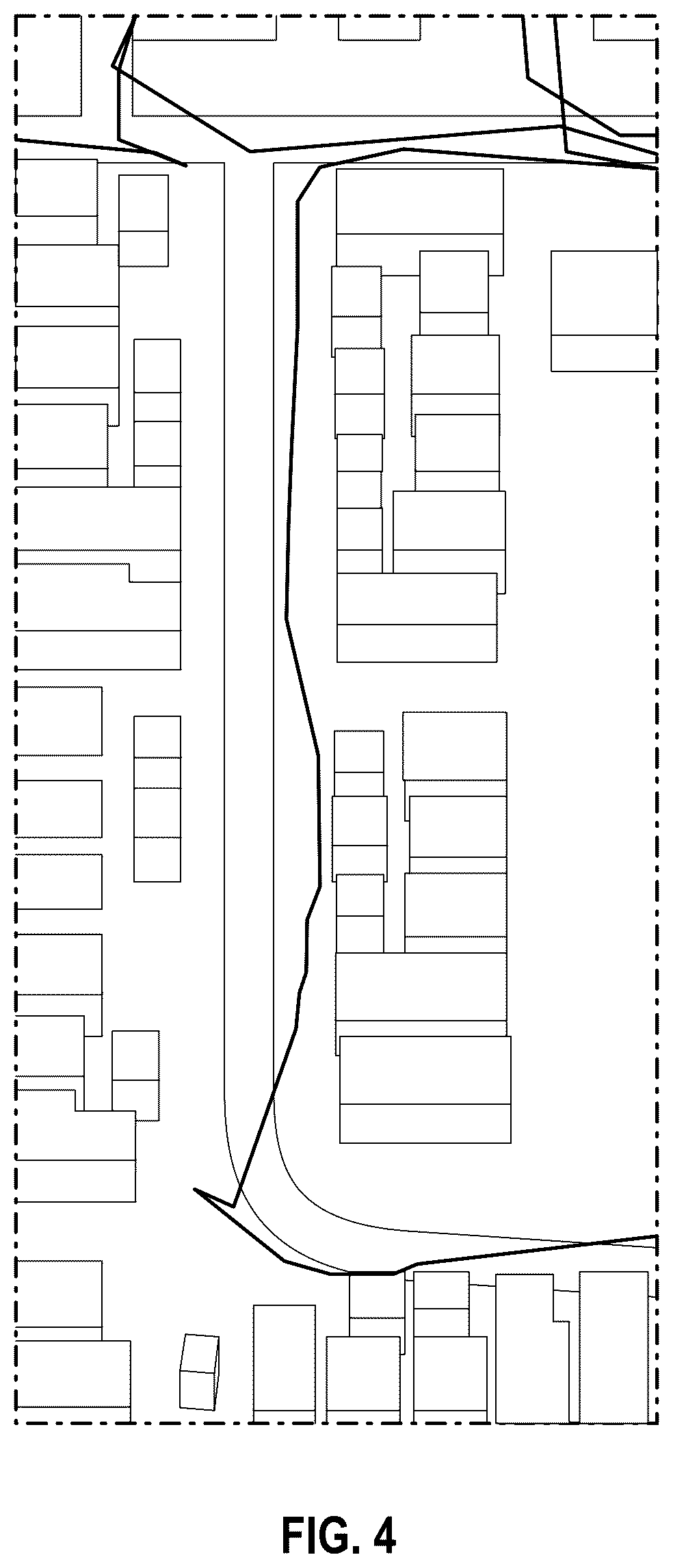 Patent US12332073 Figure 6 – System and method for efficient customer and container on-property service based on collection of off-street data for a waste / recycling service vehicle