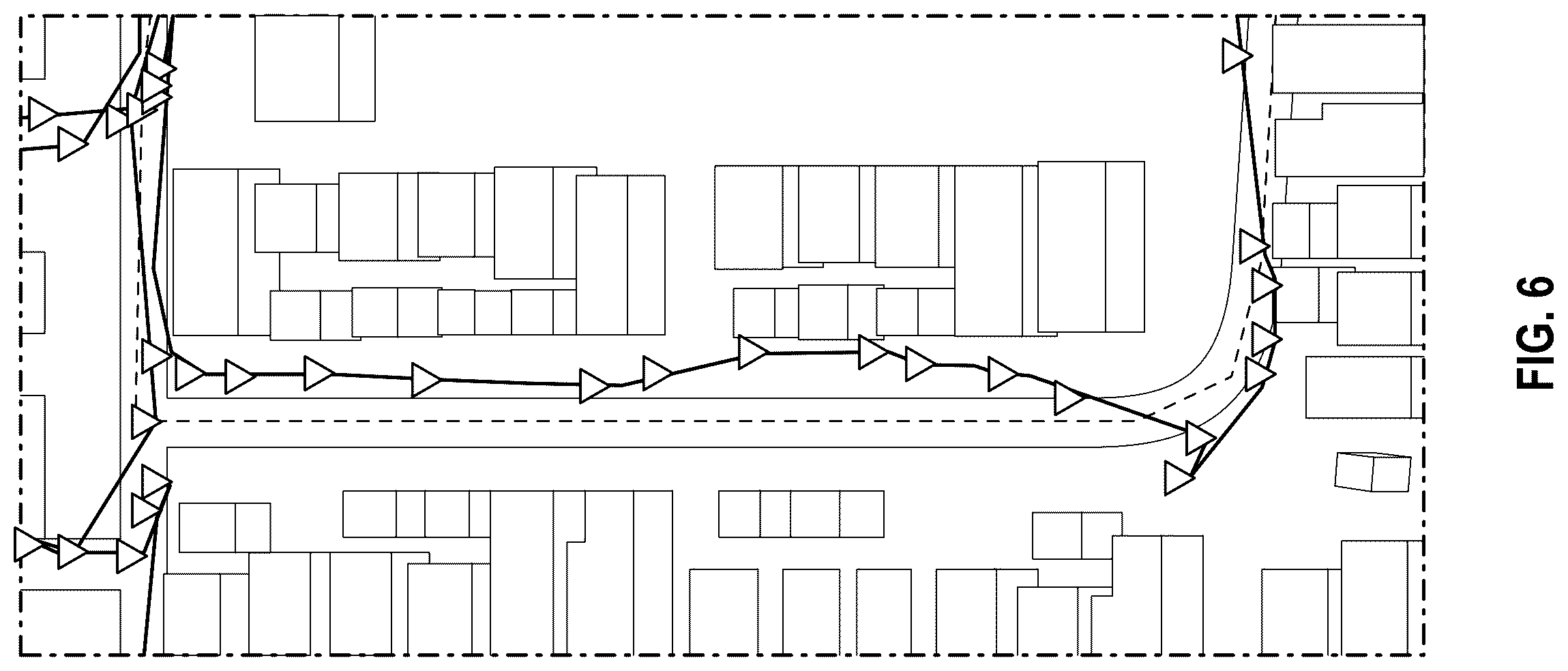 Patent US12332073 Figure 8 – System and method for efficient customer and container on-property service based on collection of off-street data for a waste / recycling service vehicle