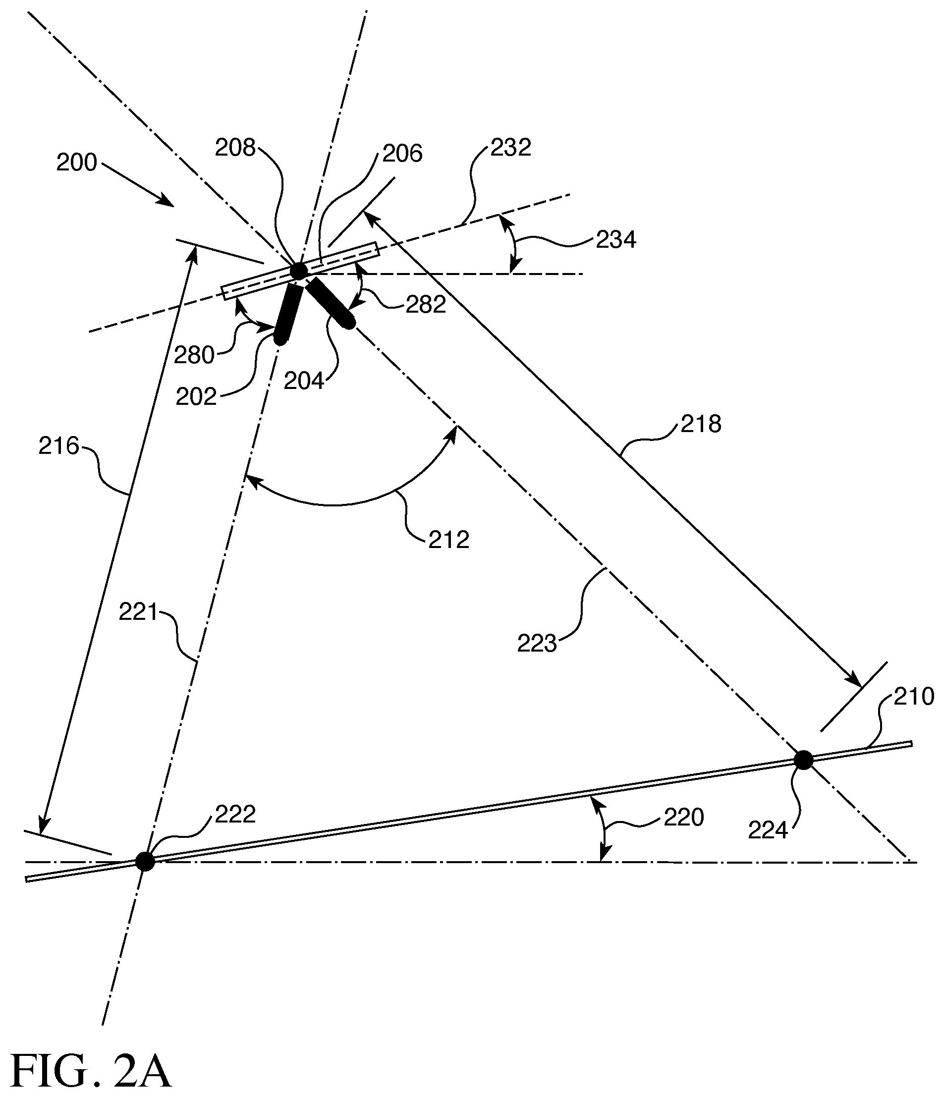 Patent US12332081 Figure 2 – Method and device for remotely measuring ground slope