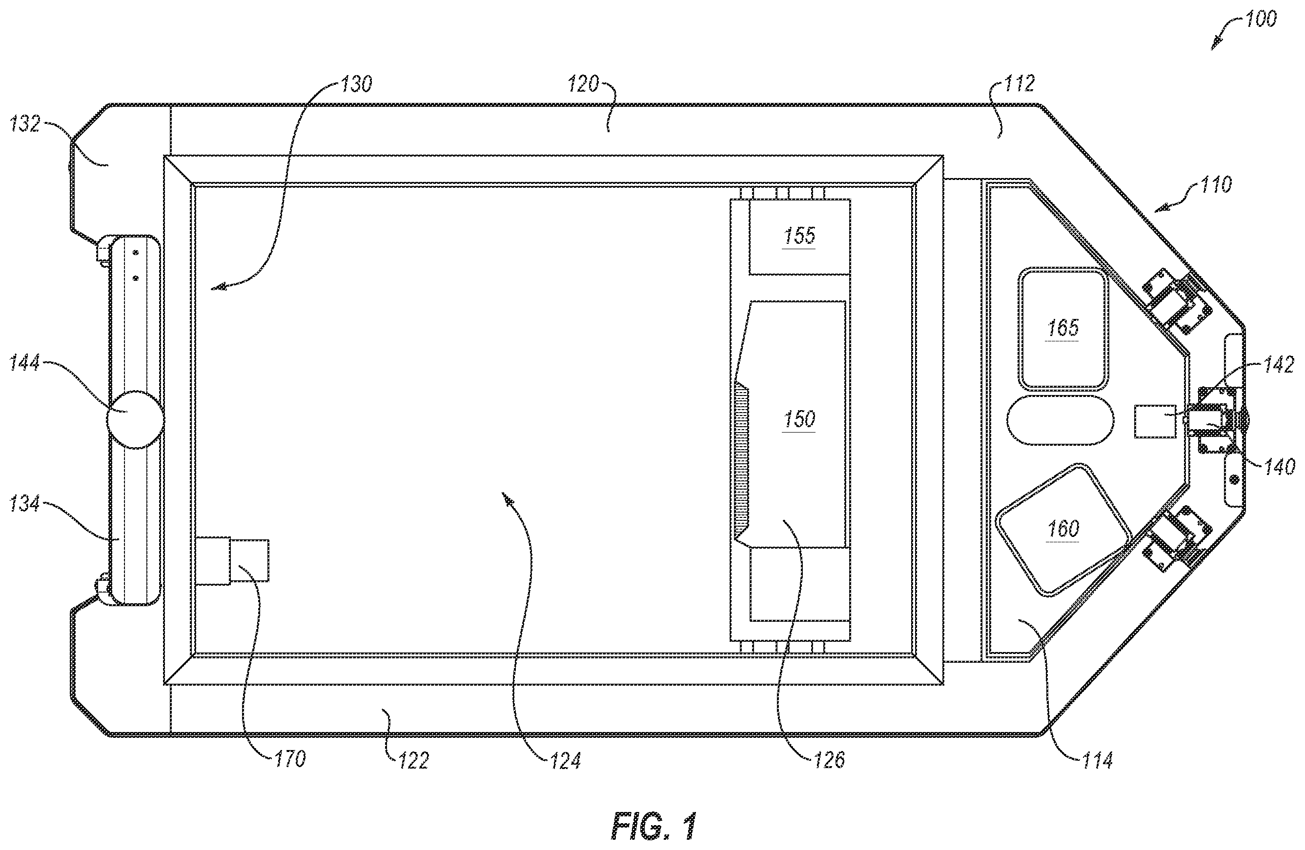 Patent US12332083 Figure 1 – Modular sensor system for automated guided vehicles
