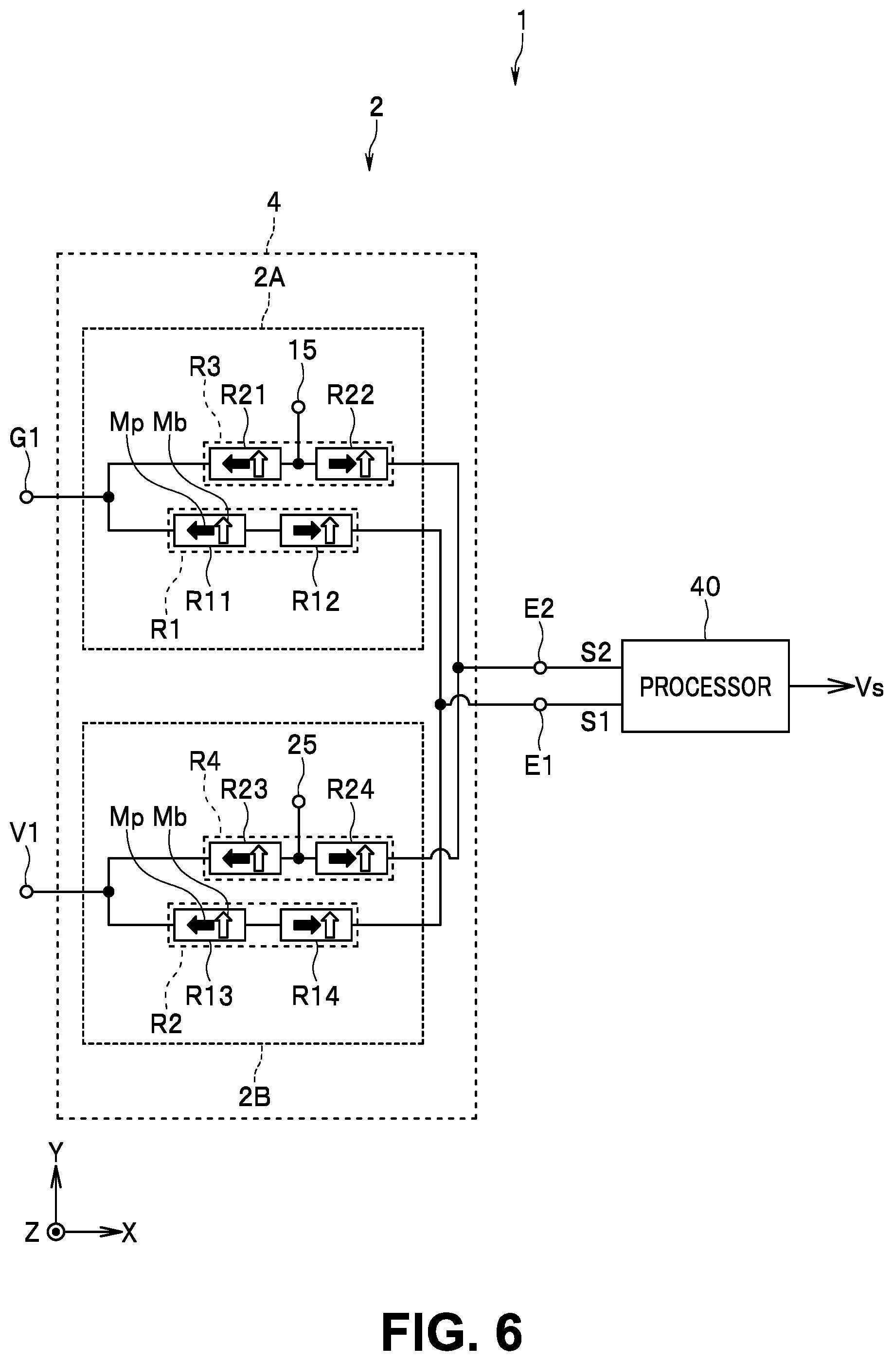 Patent US12332093 Figure 5 – Magnetic sensor, magnetic encoder, and manufacturing method for magnetic sensor