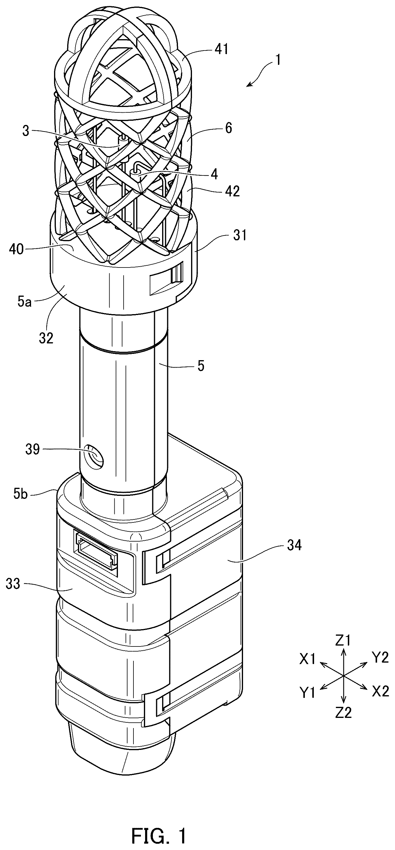 Patent US12332100 Figure 1 – Sensor device