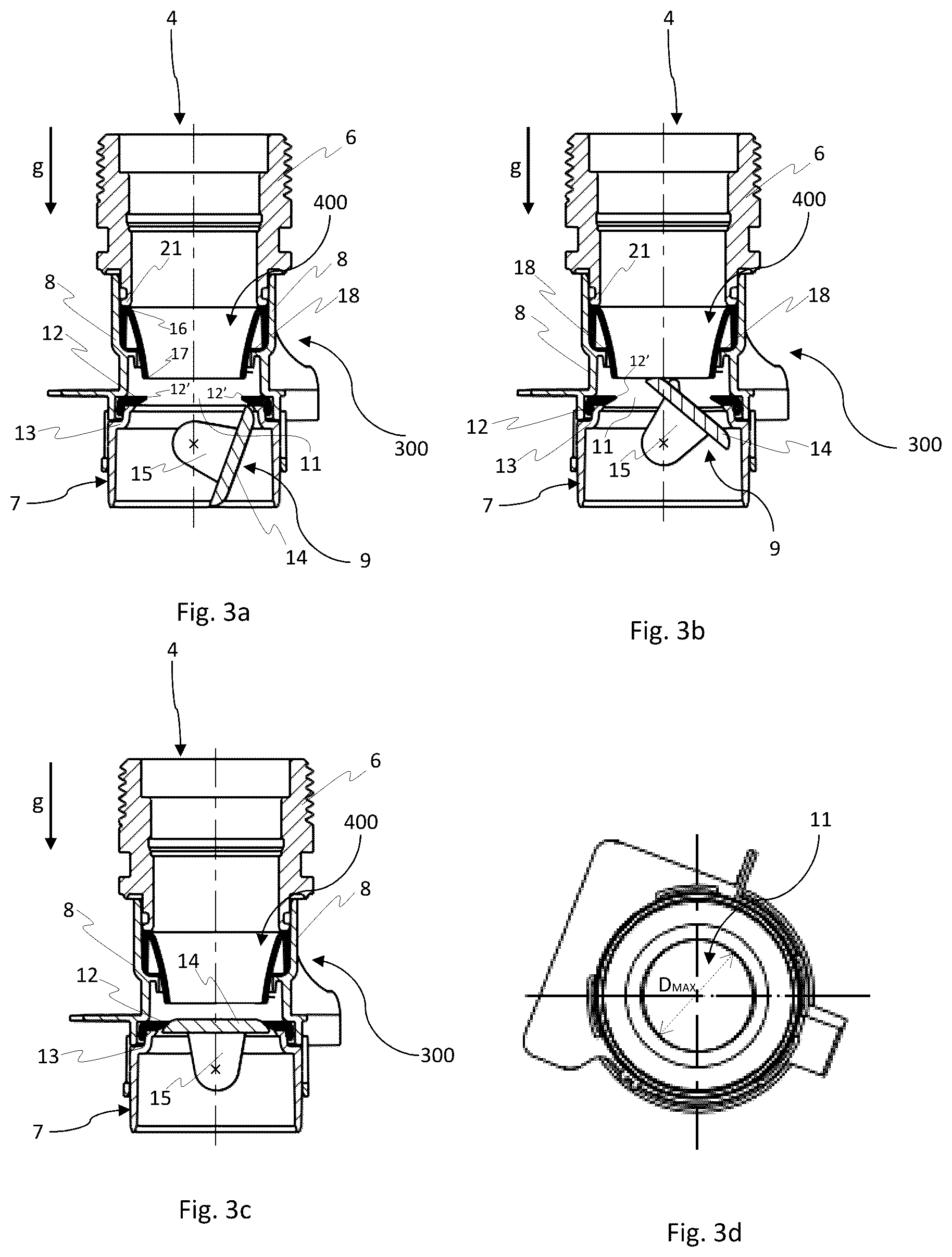 Patent US12332101 Figure 2 – Valve assembly for a gas meter and gas meter using the same