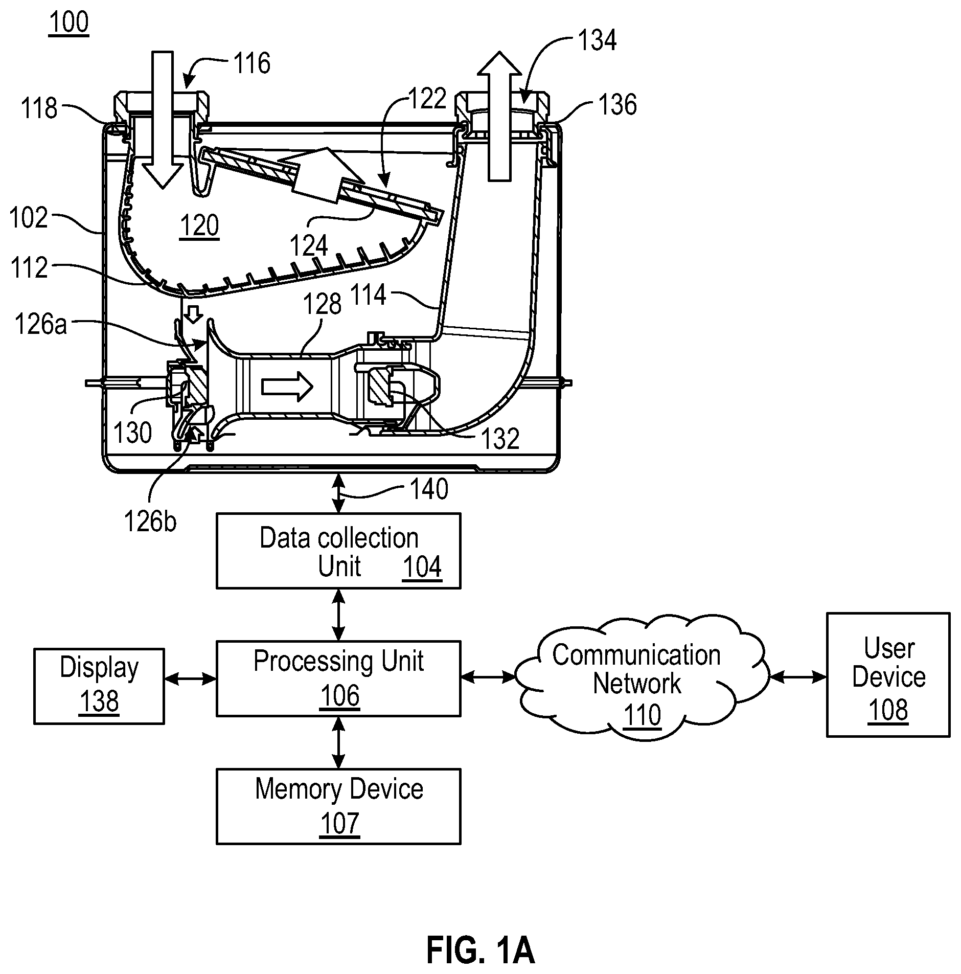 Patent US12332102 Figure 1 – Ageing and dust detection in a meter