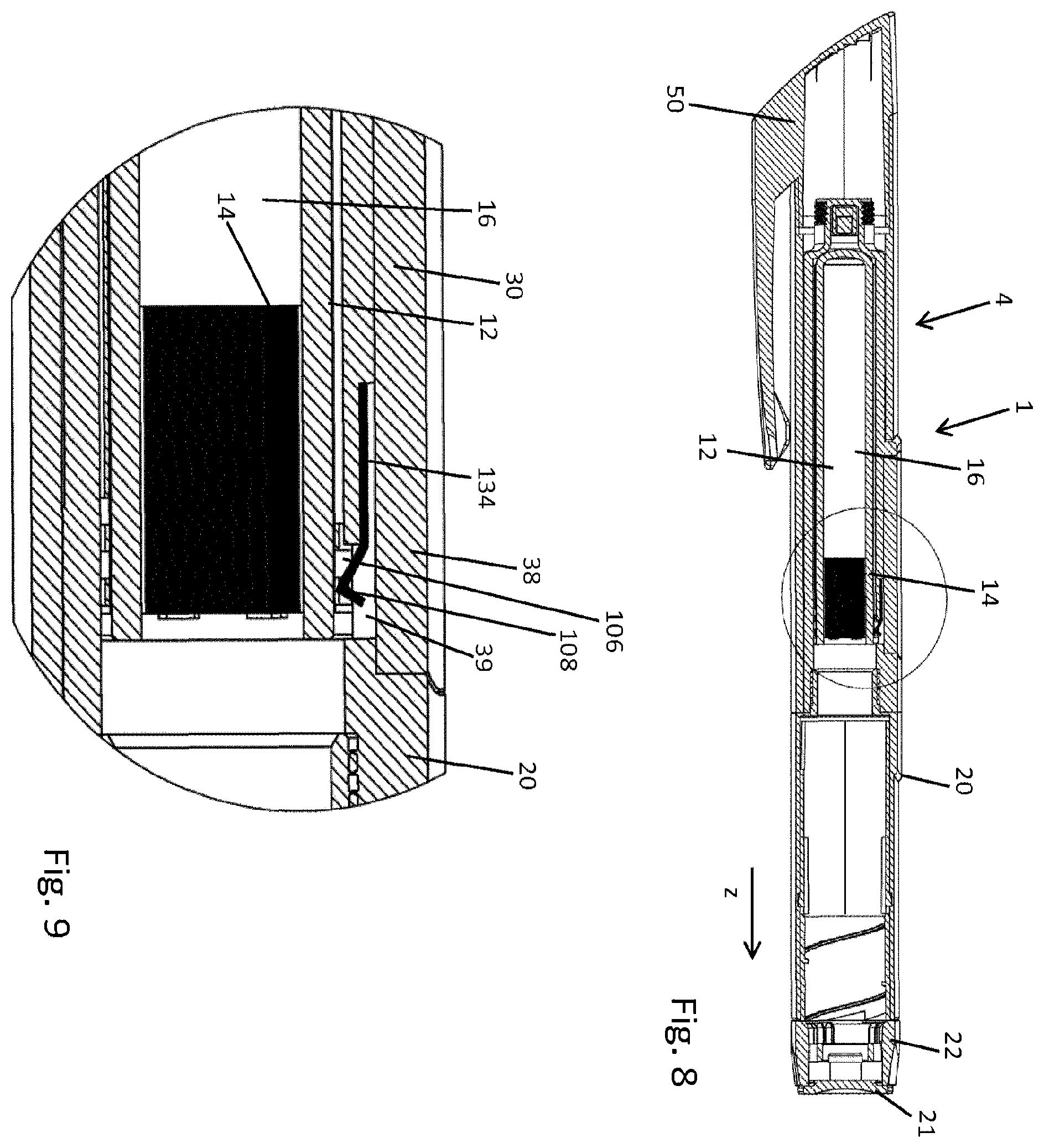 Patent US12332104 Figure 3 – Sensor, cartridge and drug delivery device