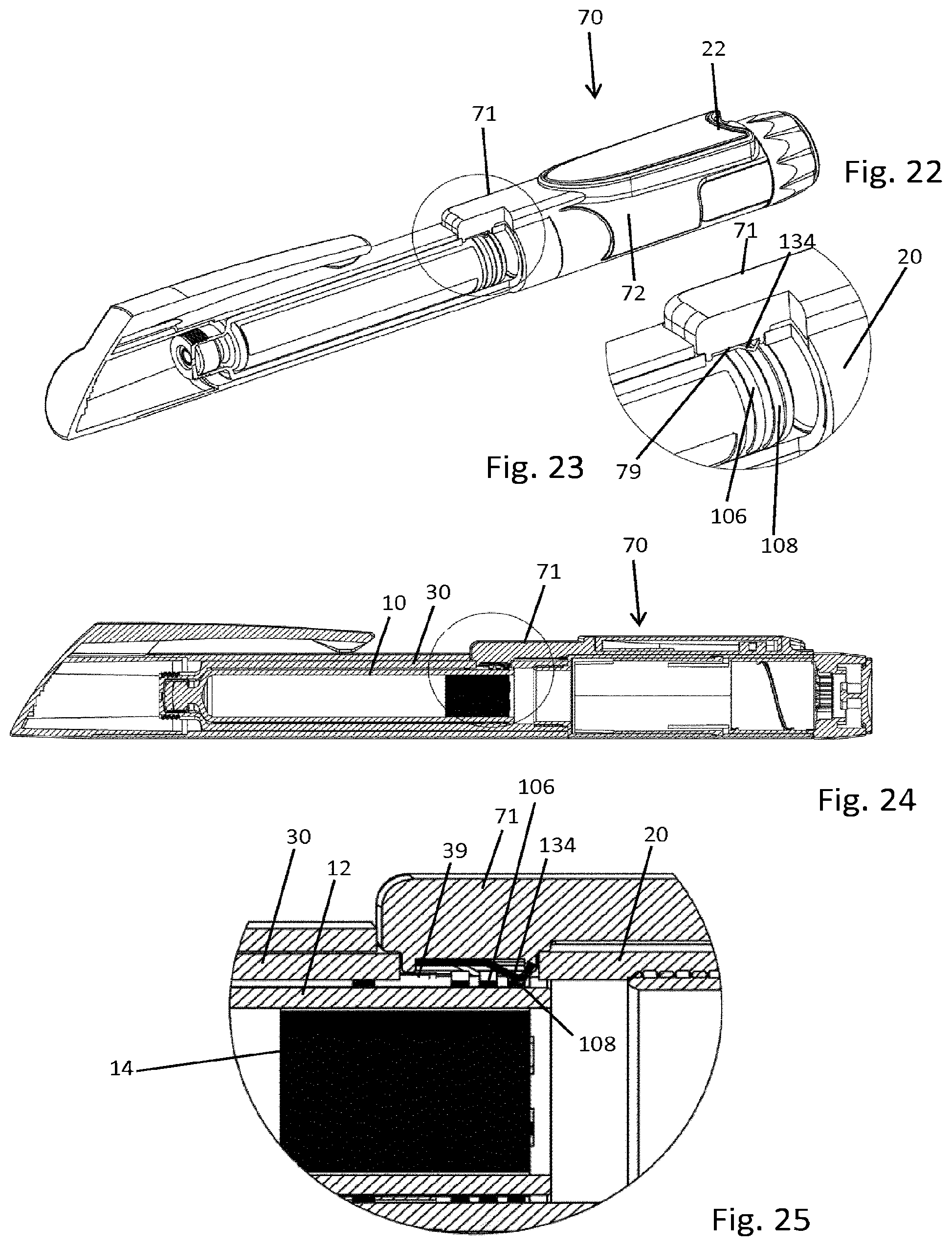 Patent US12332104 Figure 9 – Sensor, cartridge and drug delivery device