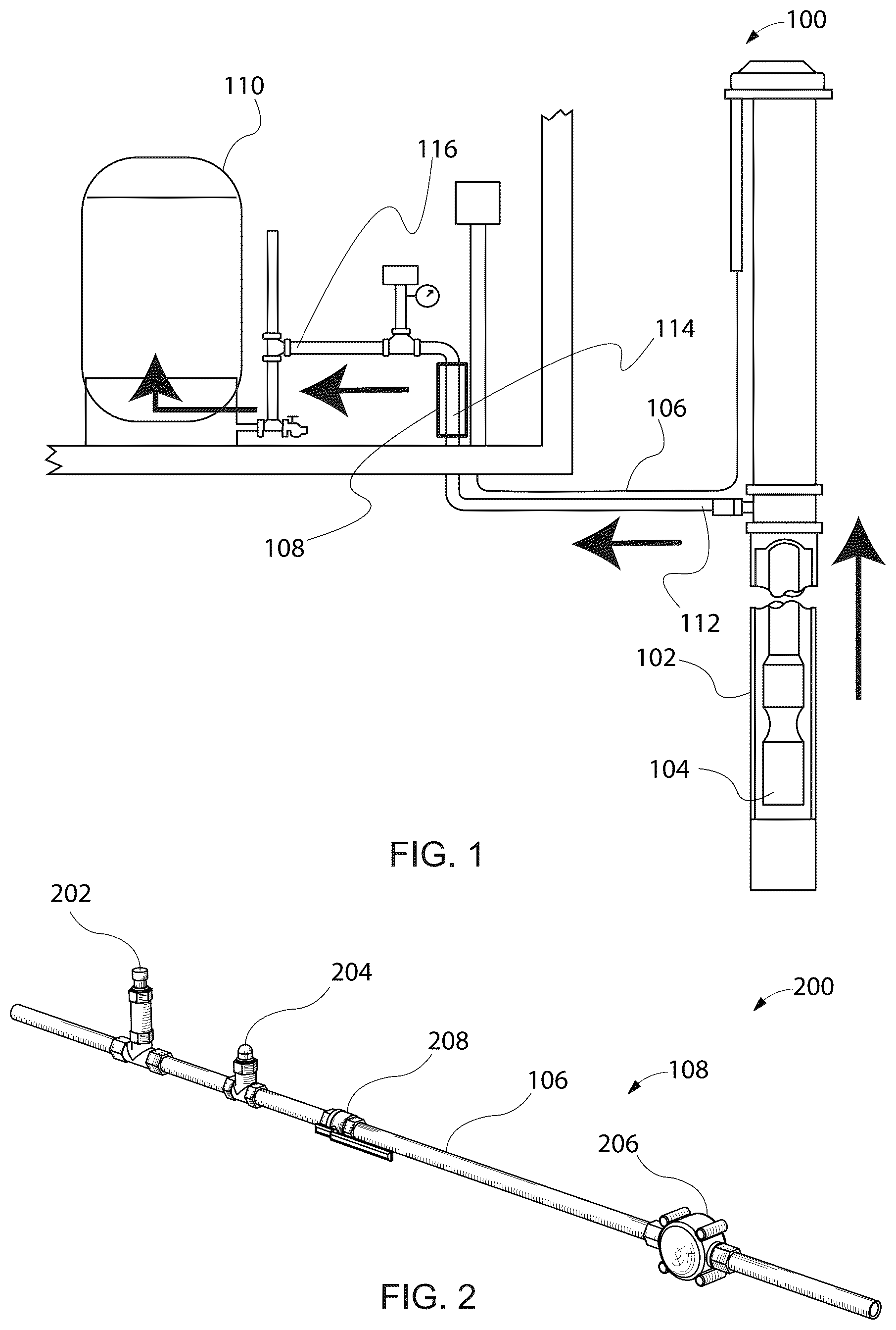 Patent US12332106 Figure 1 – Wellbore water level and health determination system and method(s)