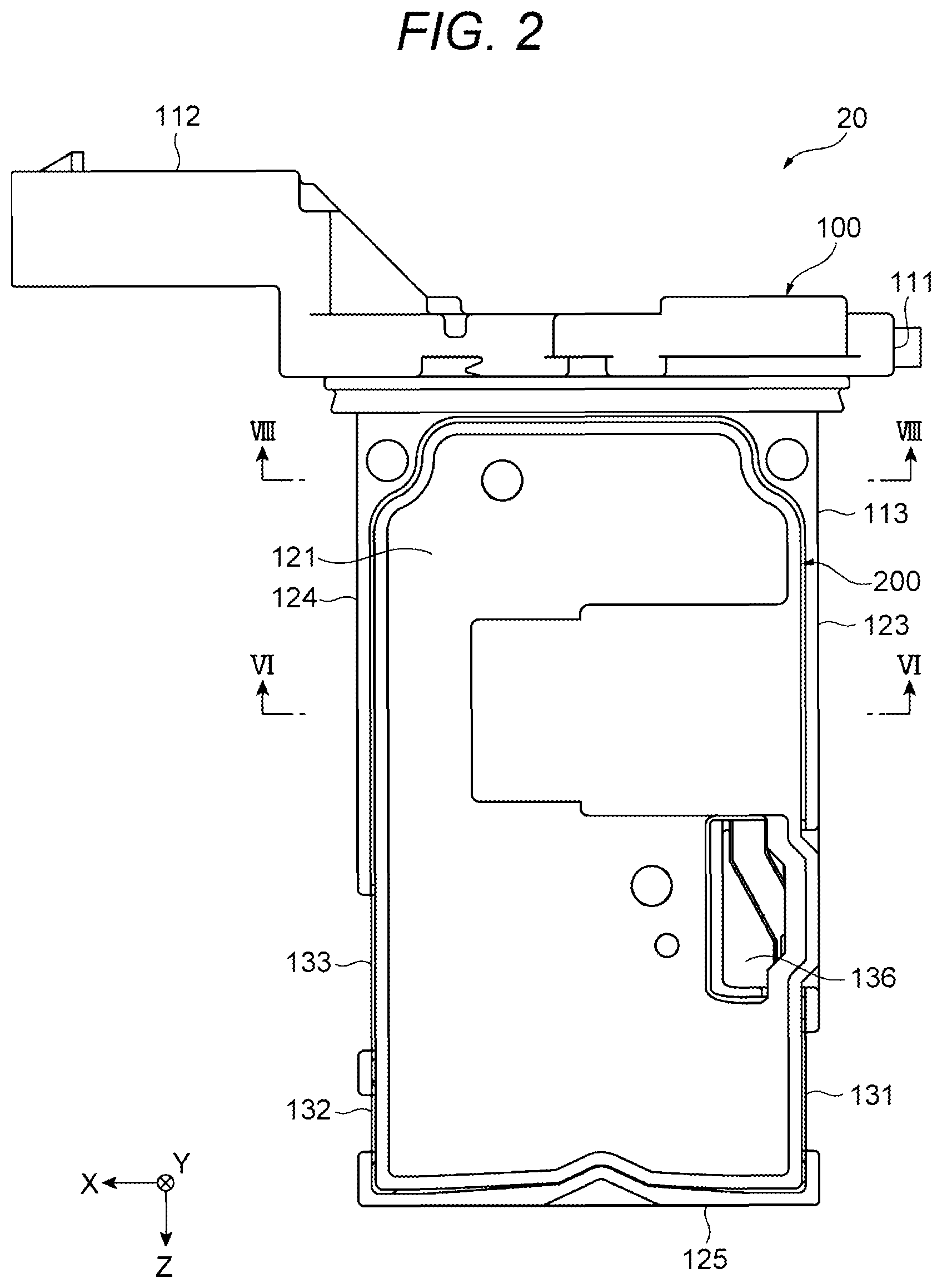 Patent US12332107 Figure 2 – Physical quantity detection device