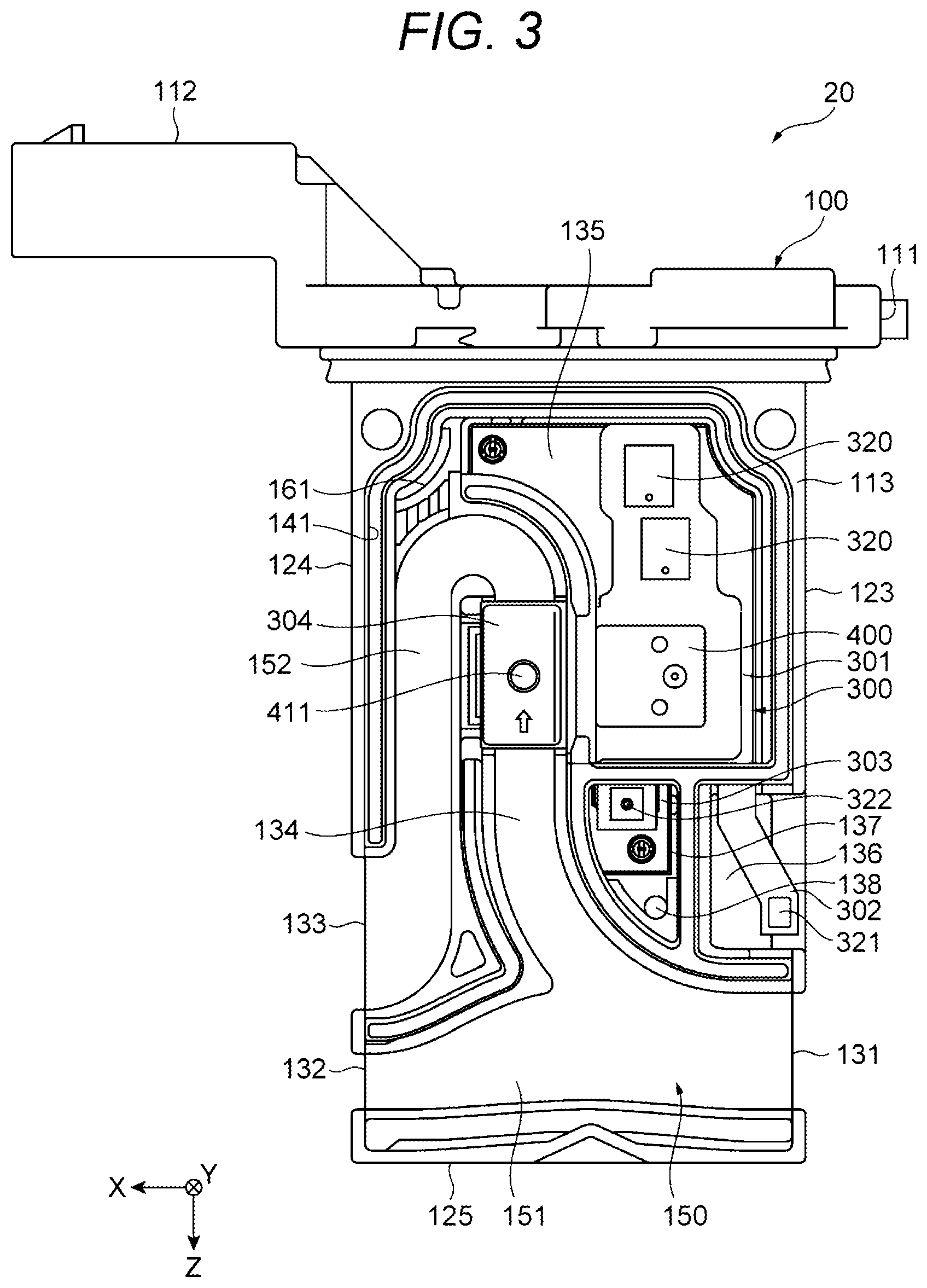 Patent US12332107 Figure 3 – Physical quantity detection device