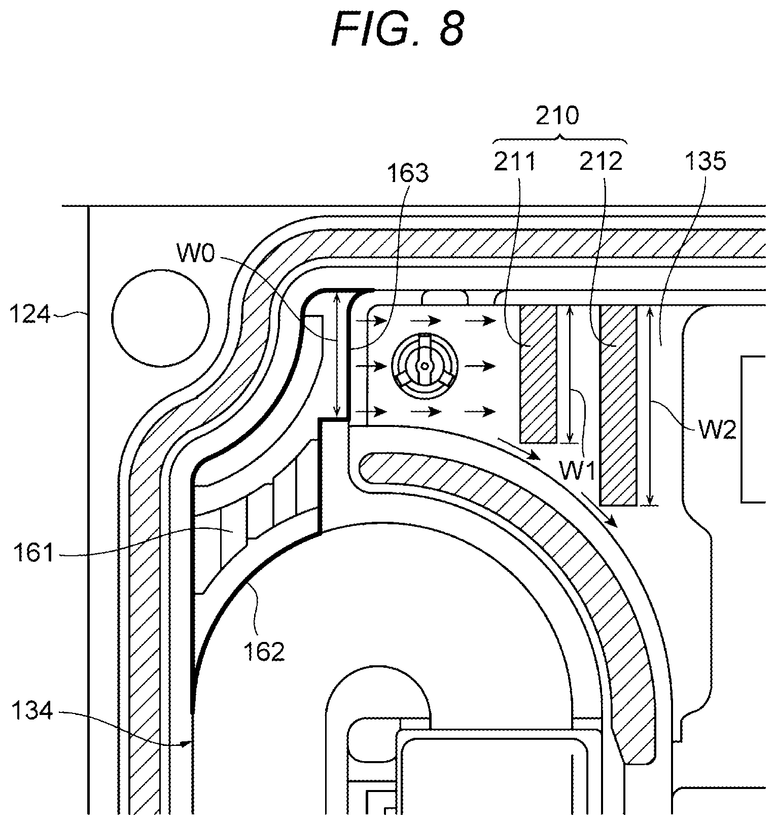Patent US12332107 Figure 8 – Physical quantity detection device