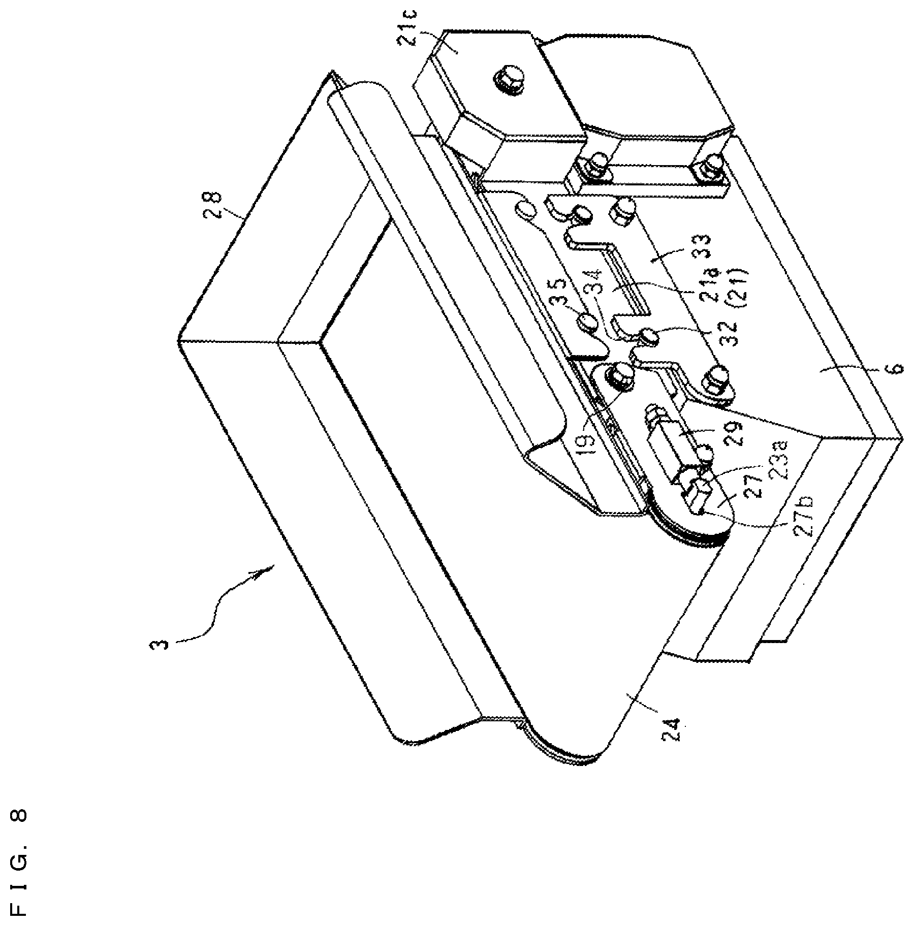 Patent US12332108 Figure 8 – Conveyer and combination scale equipped with the same