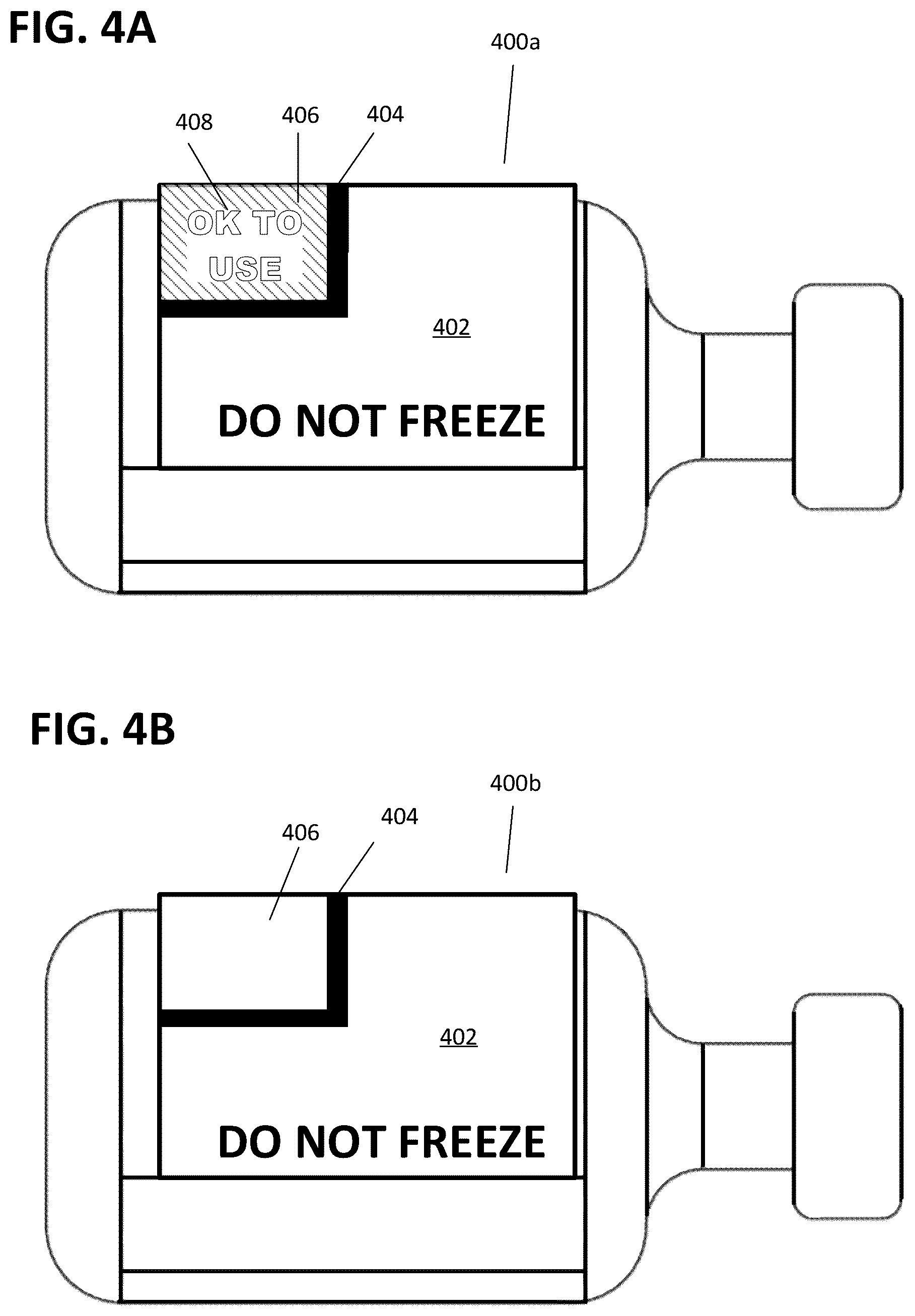 Patent US12332121 Figure 3 – Semi-irreversible temperature exposure sensor customizable by thermal printer