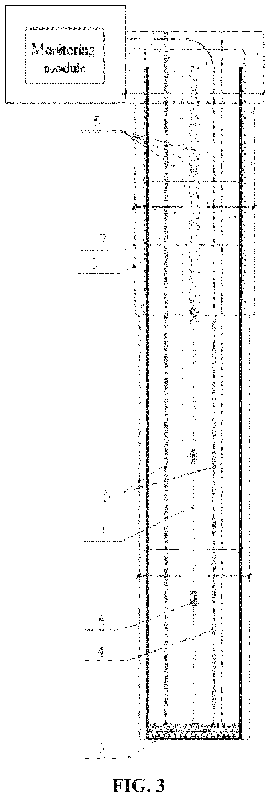 Patent US12332124 Figure 3 – Deep well grounding electrode and deep well grounding electrode monitoring system
