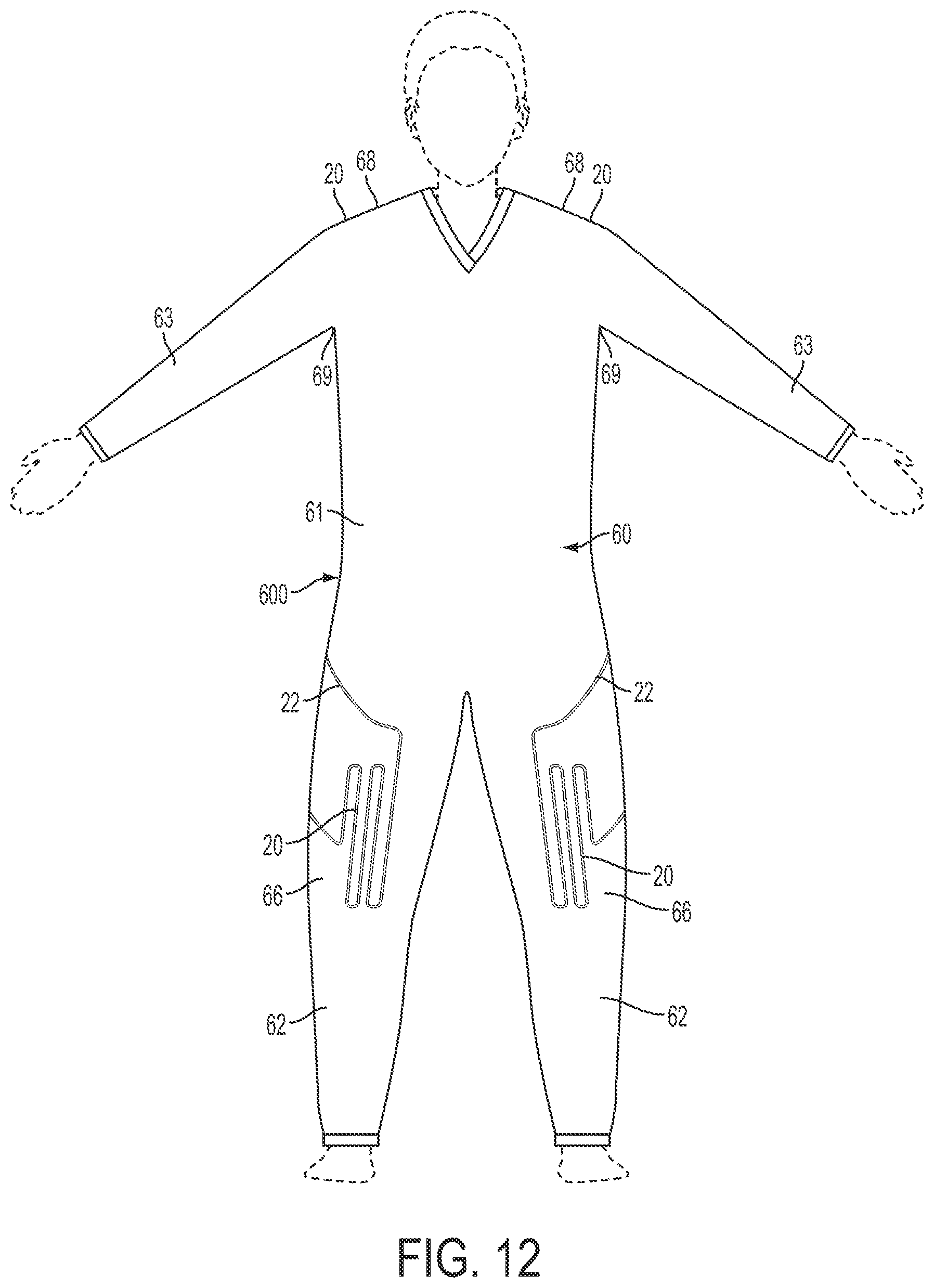 Patent US12332128 Figure 9 – Apparel having sensor system