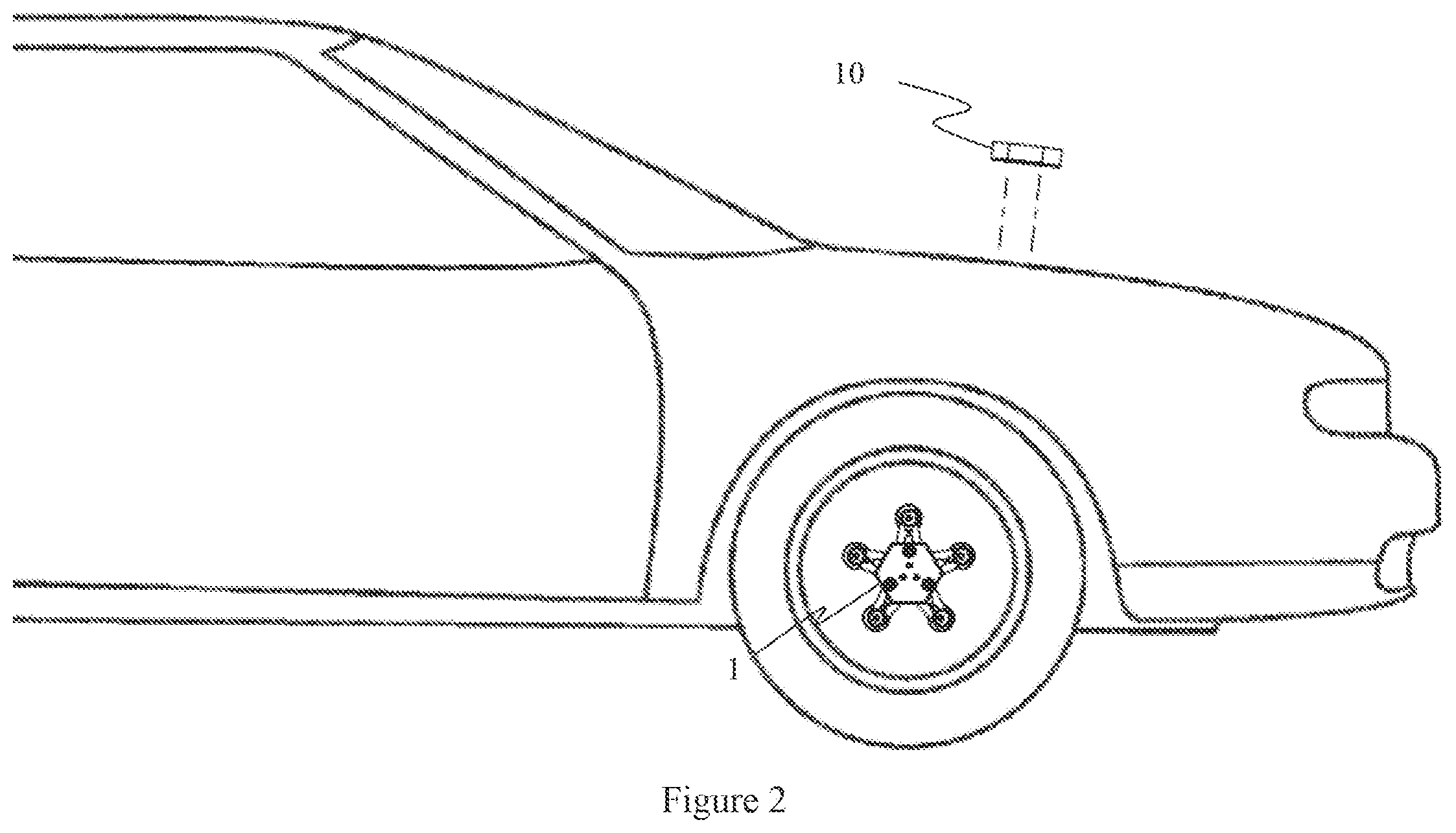 Patent US12332136 Figure 2 – Method for determining a magnitude of a mass to be placed on a wheel assembly using acceleration data