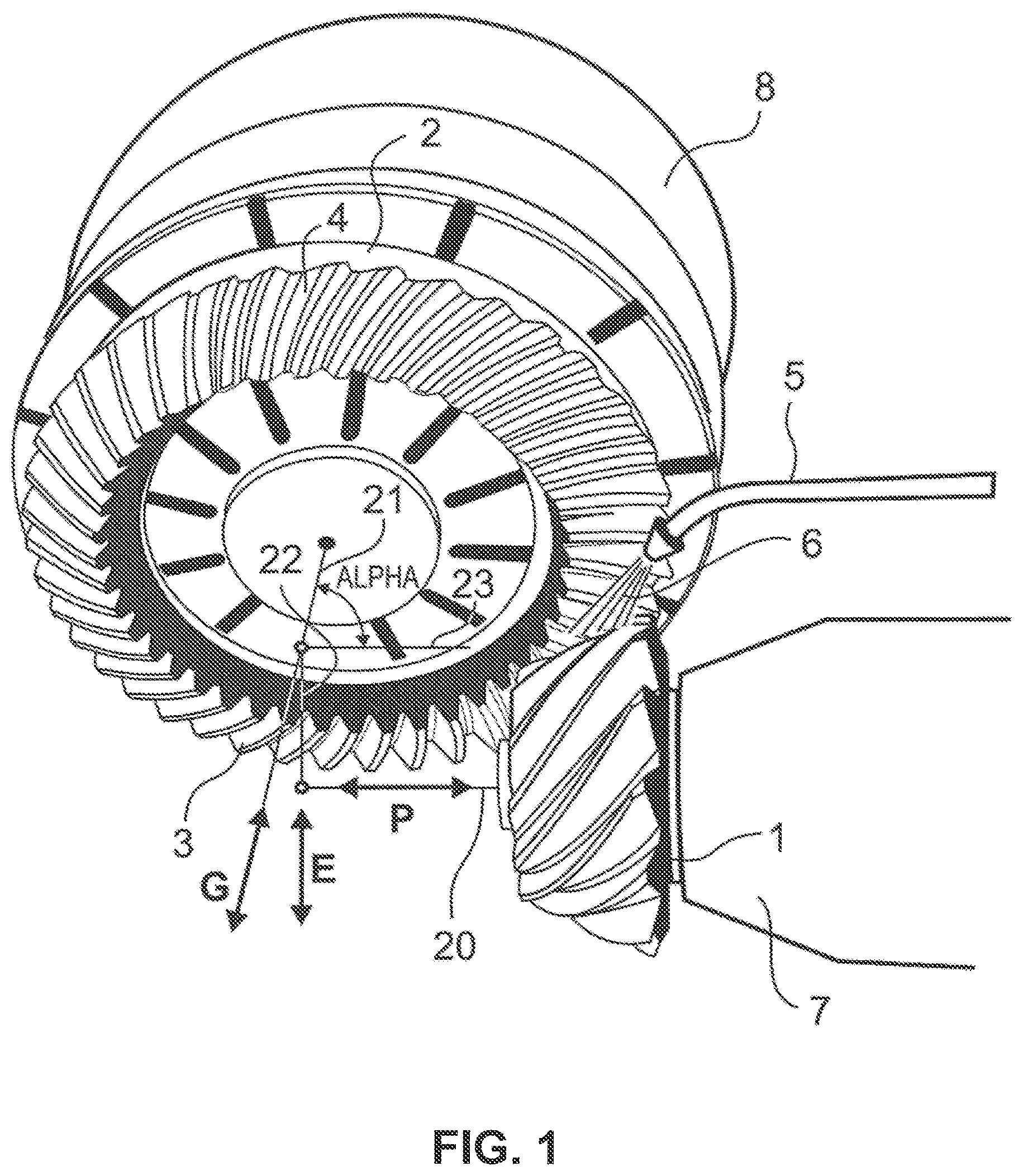 Patent US12332138 Figure 1 – Recognition of tooth contact with a luminescent agent
