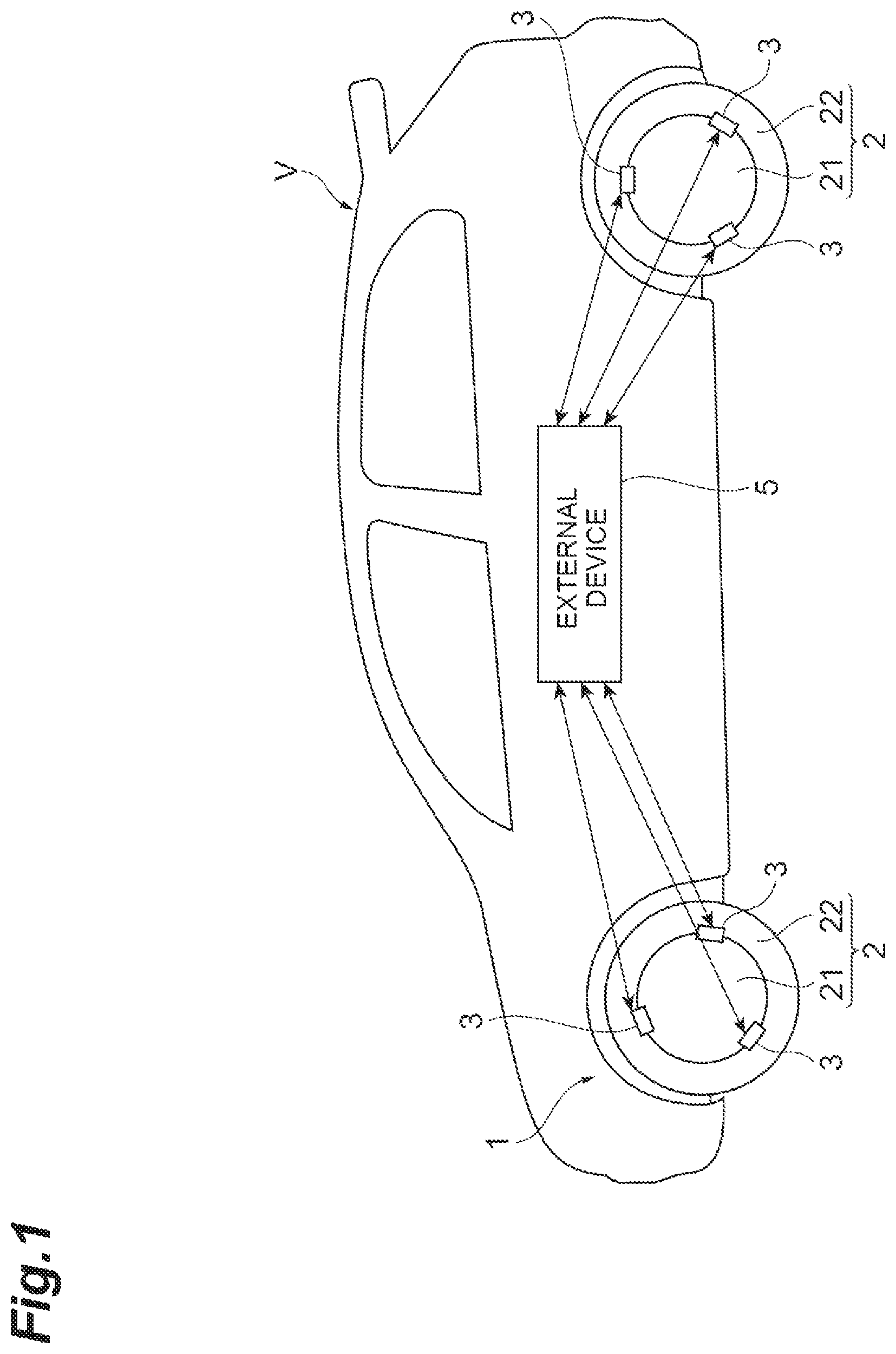 Patent US12332141 Figure 1 – Estimation system, estimation method, and recording medium