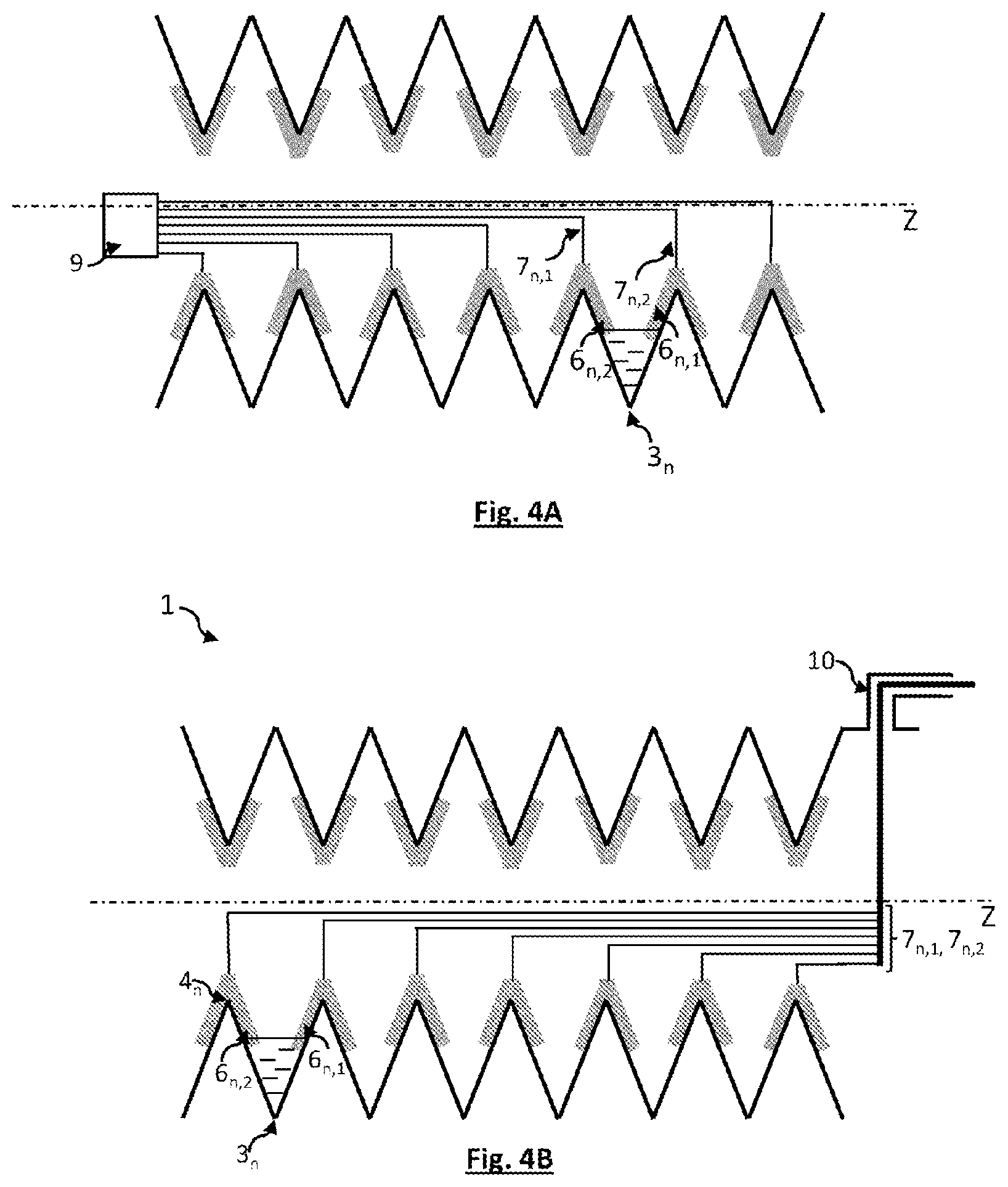 Patent US12332142 Figure 5 – Protective bellows having an electrical circuit and covering for a mechanical joint