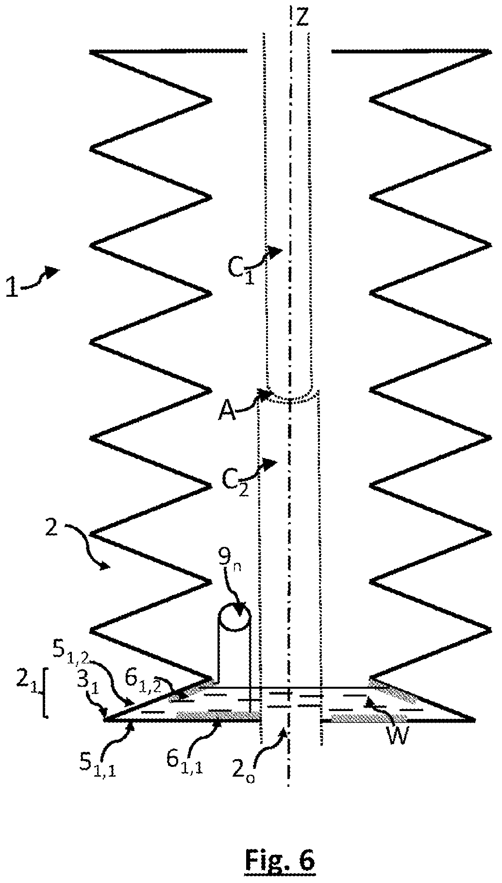 Patent US12332142 Figure 7 – Protective bellows having an electrical circuit and covering for a mechanical joint