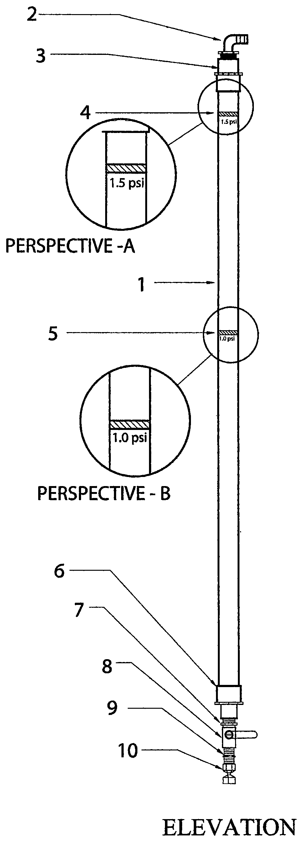 Patent US12332144 — Check valve tester — Figure 1