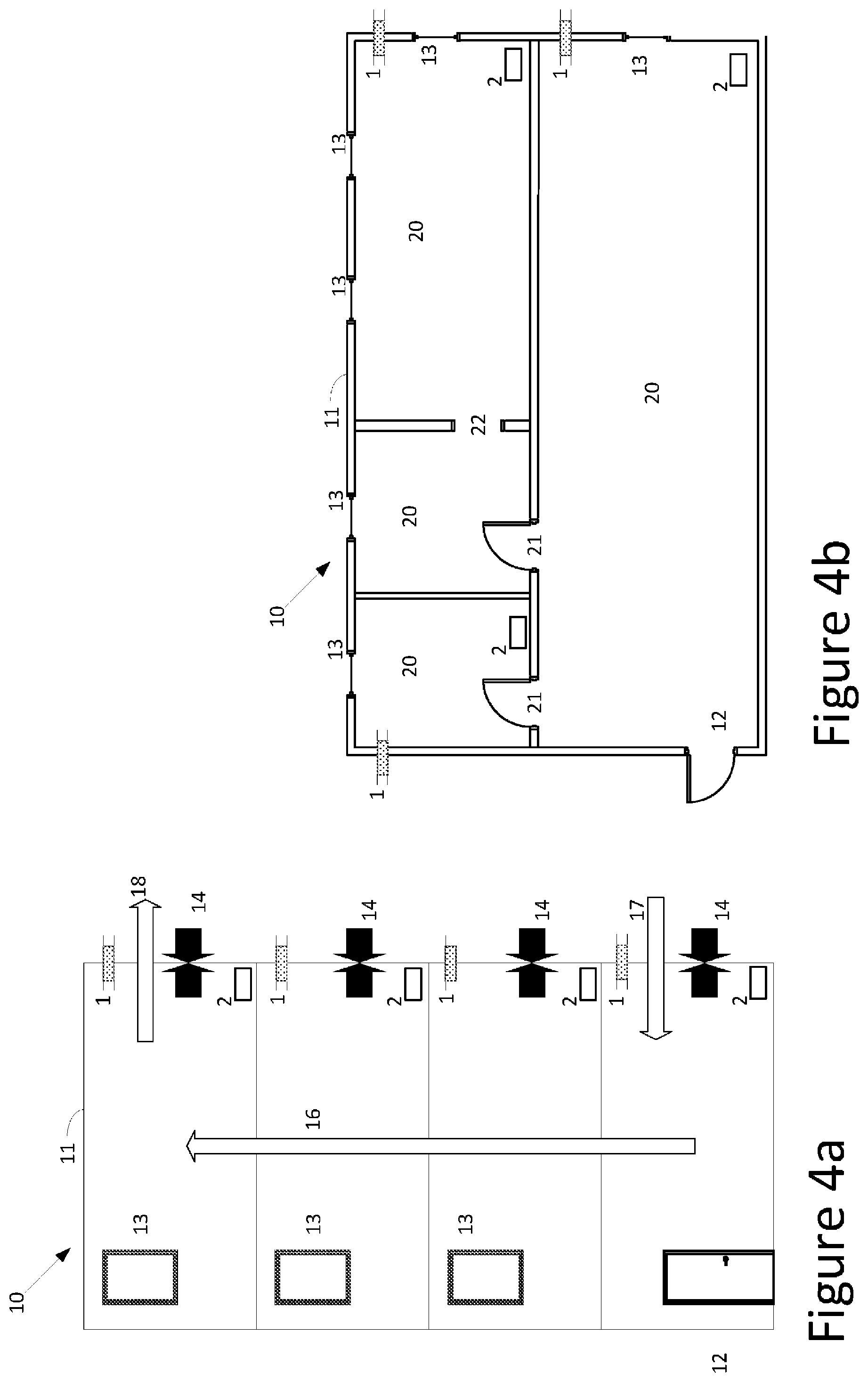 Patent US12332146 Figure 4 – Method and system for monitoring air leaks through a building envelope and controlling a ventilation system