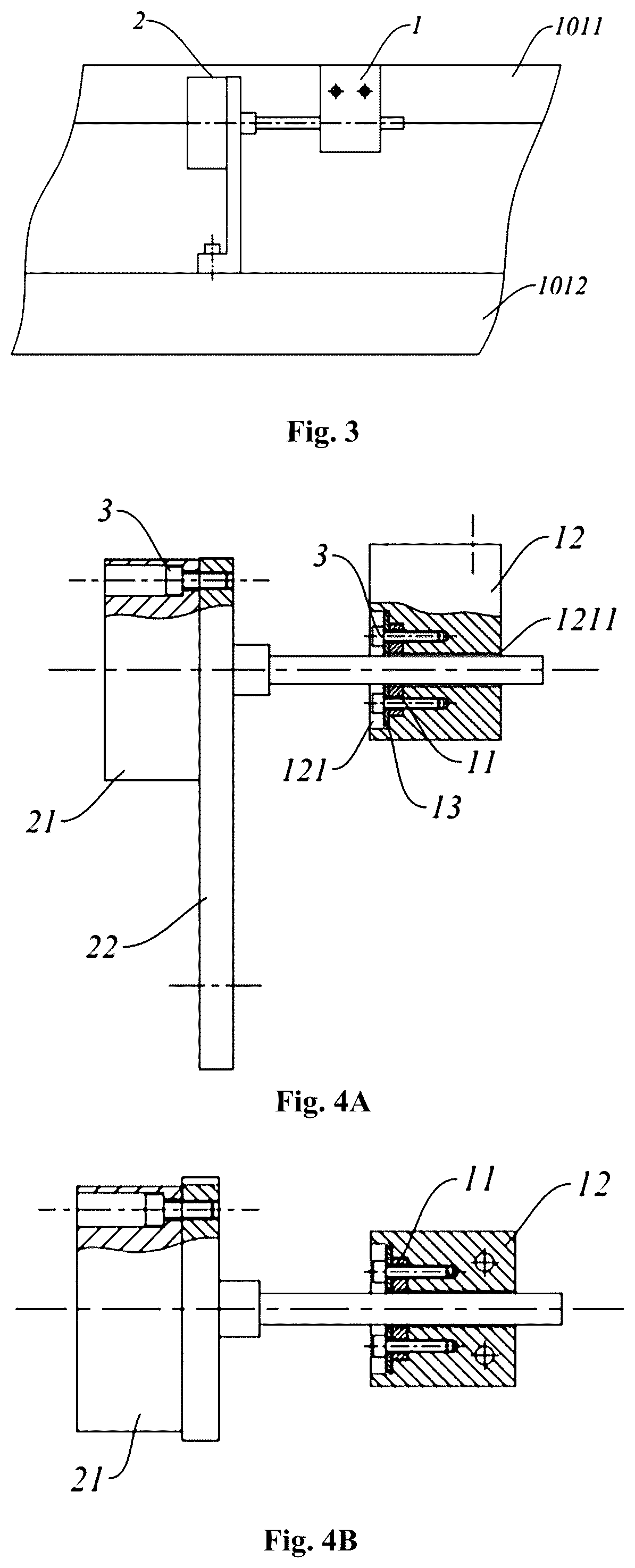 Patent US12332148 Figure 2 – Device for measuring and protecting horizontal slide table displacement