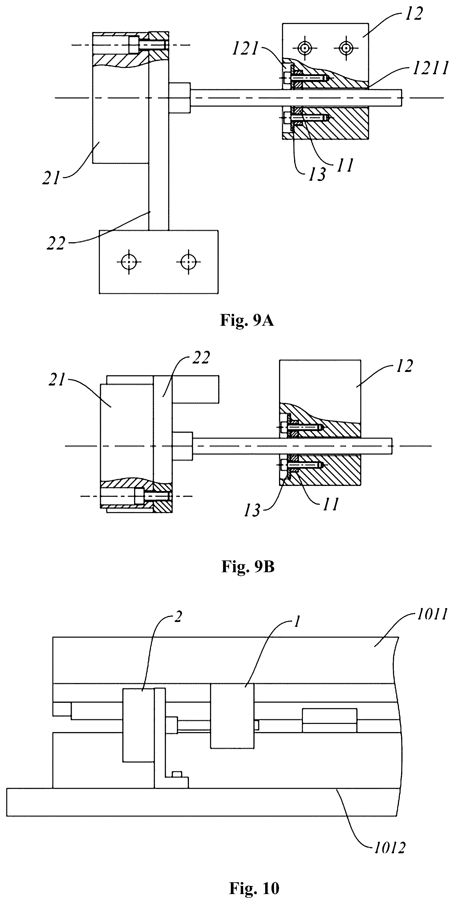 Patent US12332148 Figure 5 – Device for measuring and protecting horizontal slide table displacement