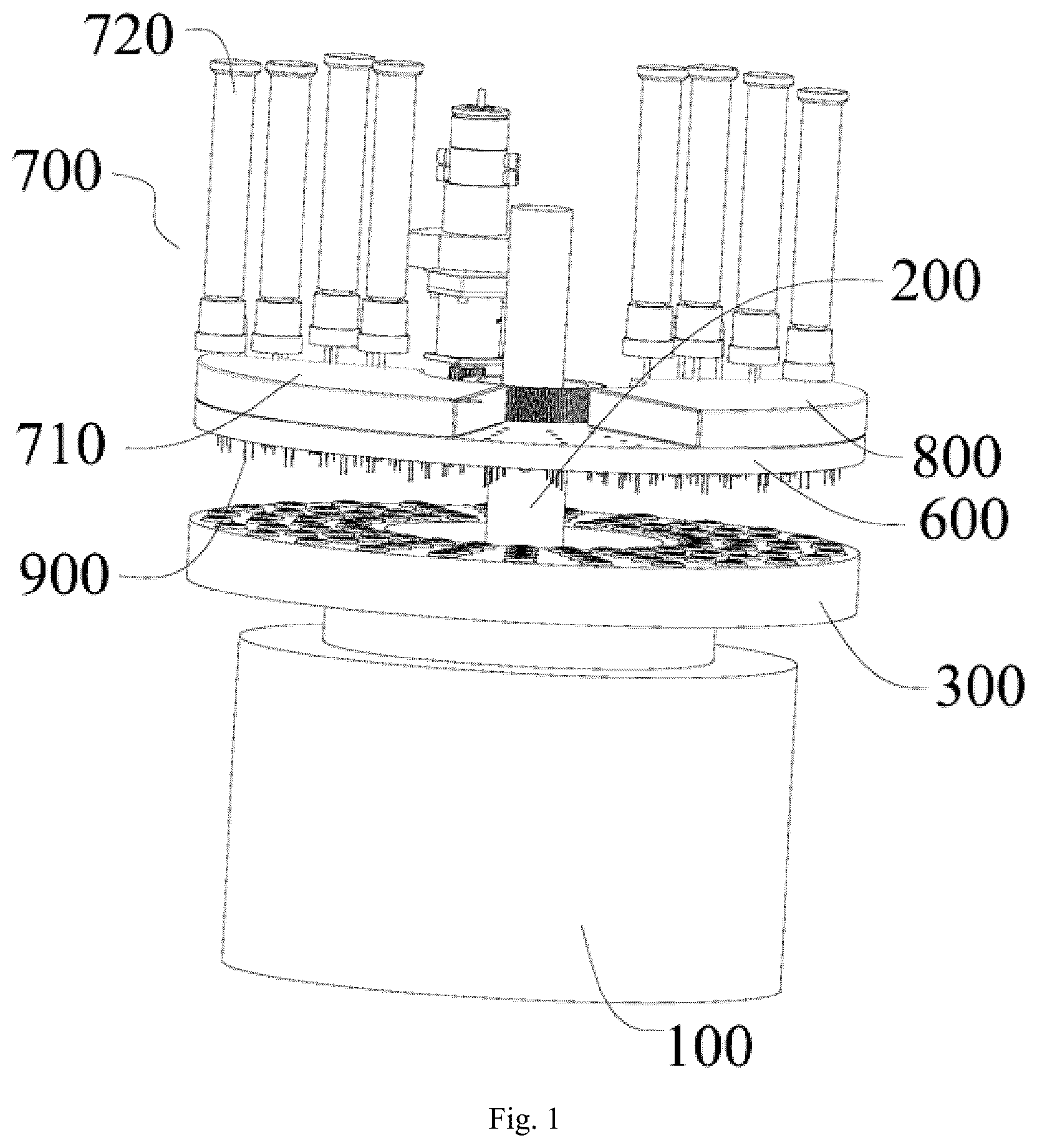 Patent US12332156 Figure 1 – Soil sample didestion device