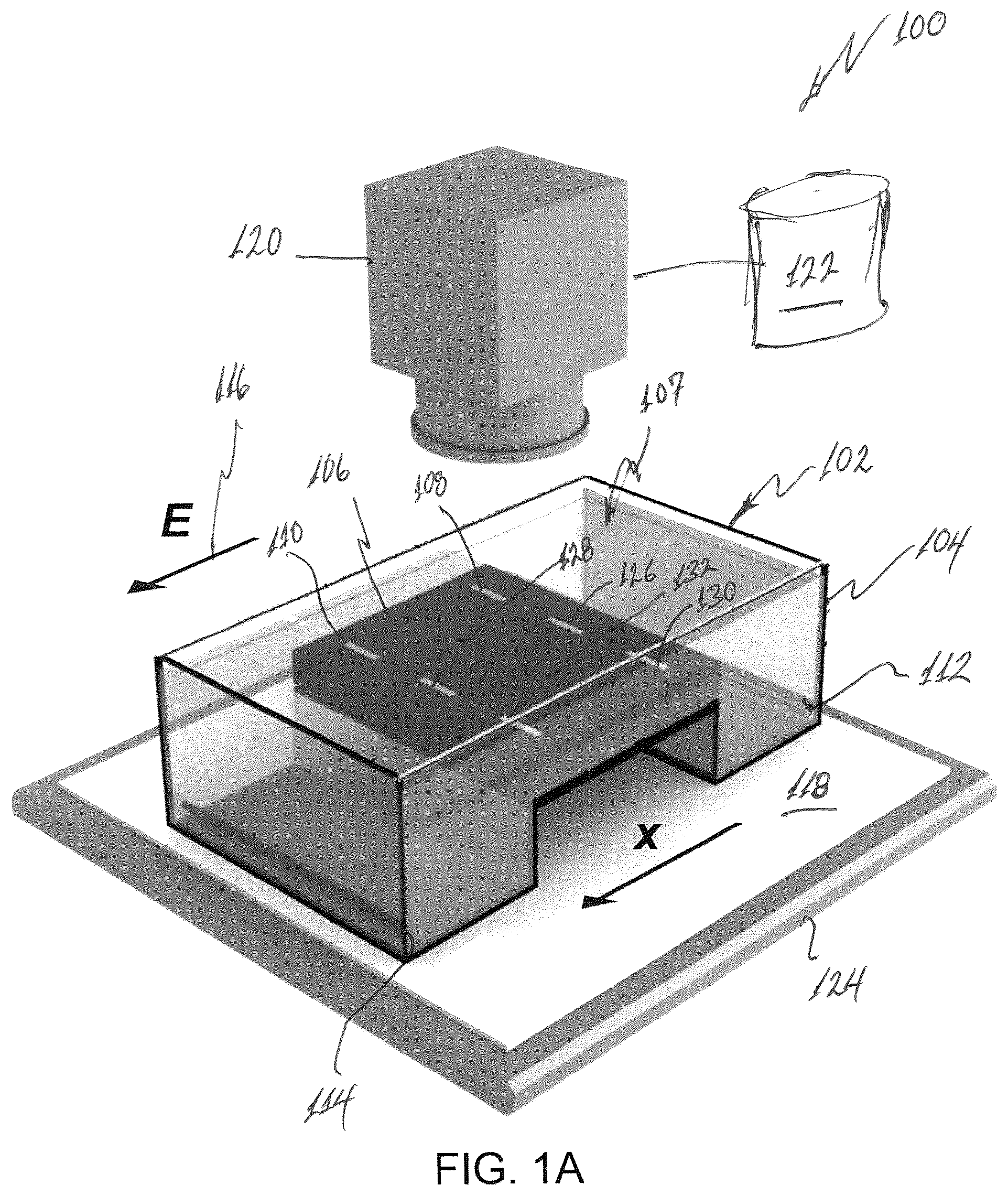 Patent US12332179 — Colliding and reacting molecules and colloids electrophoretically — Figure 1