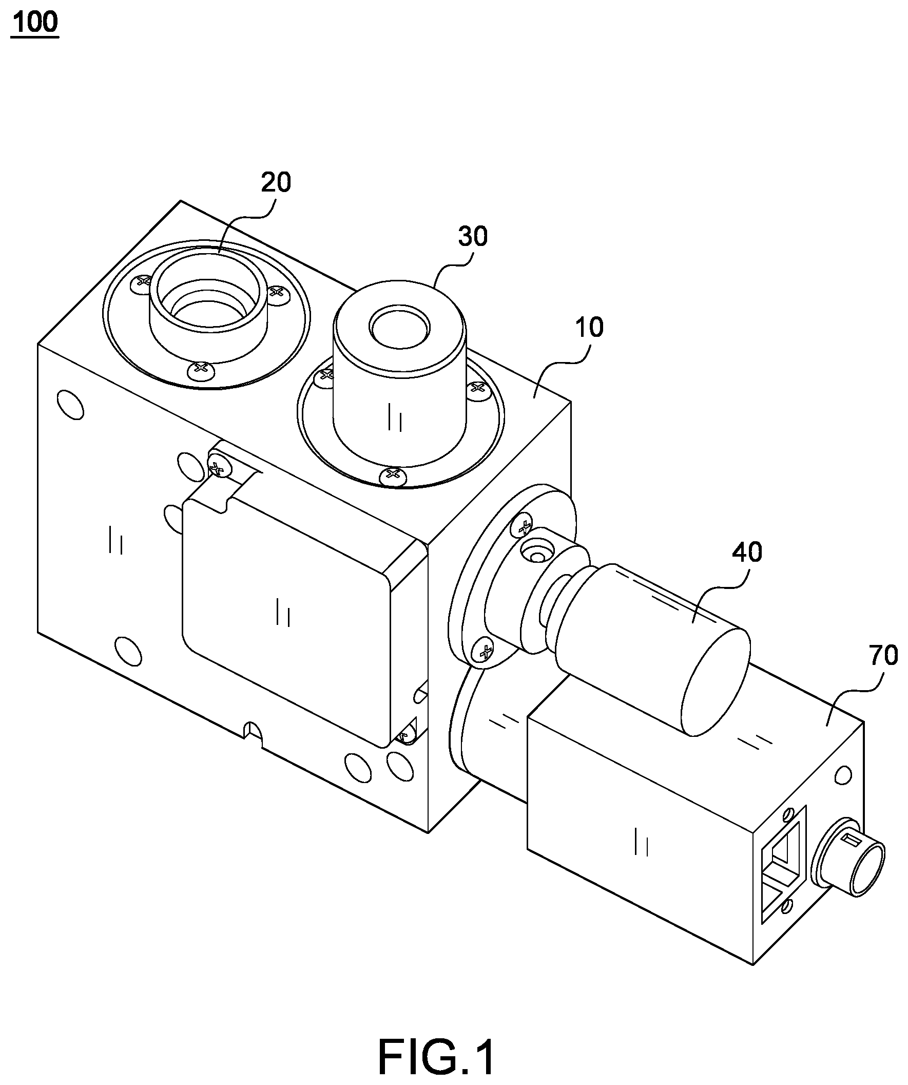Patent US12332181 Figure 1 – Dual lens inspection device